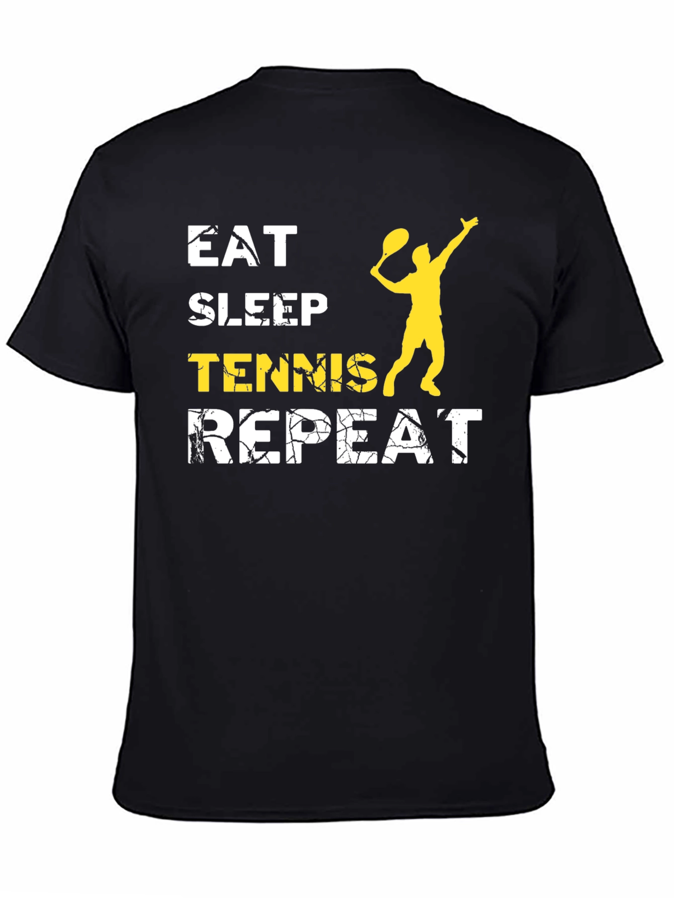 Eat Sleep Tennis Repeat Graphic T-Shirt