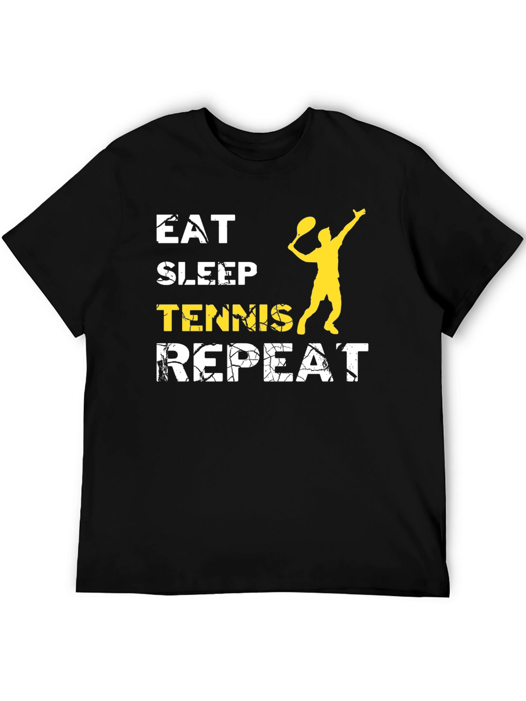 Eat Sleep Tennis Repeat Graphic T-Shirt