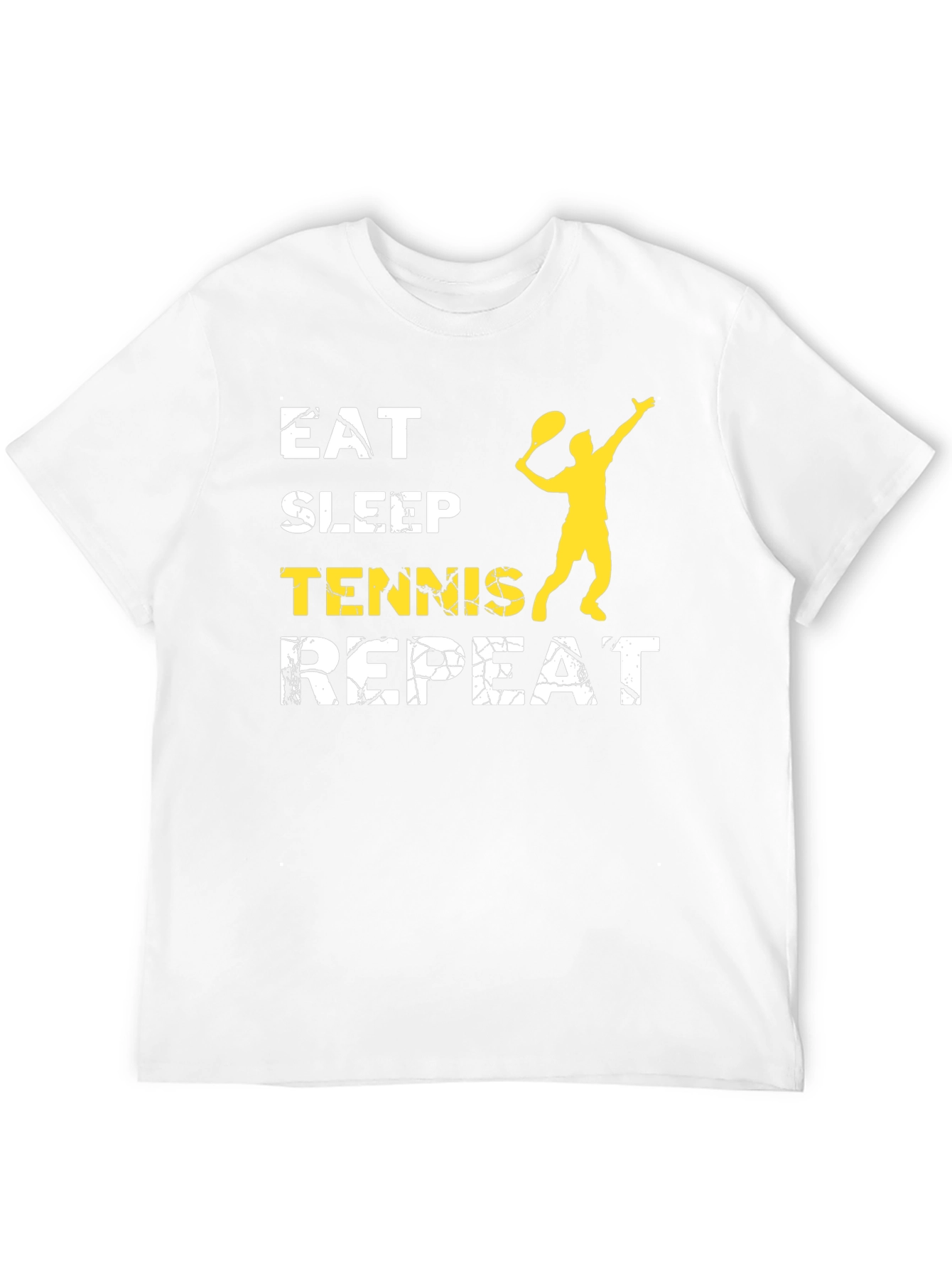 Eat Sleep Tennis Repeat Graphic T-Shirt