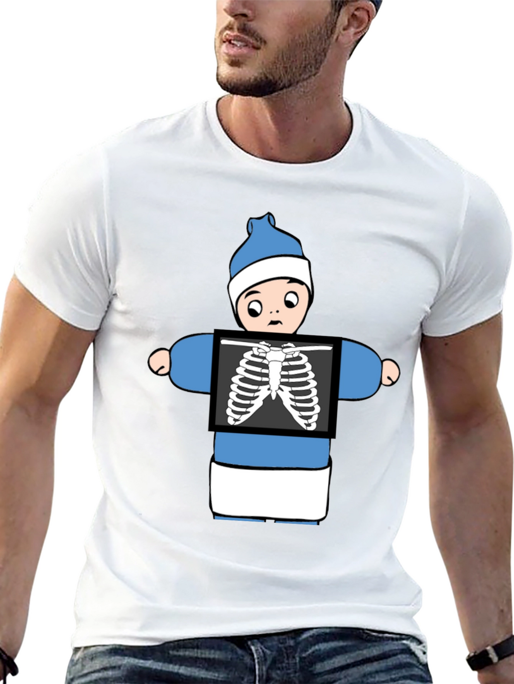 Humorous X-Ray Baby T-Shirt