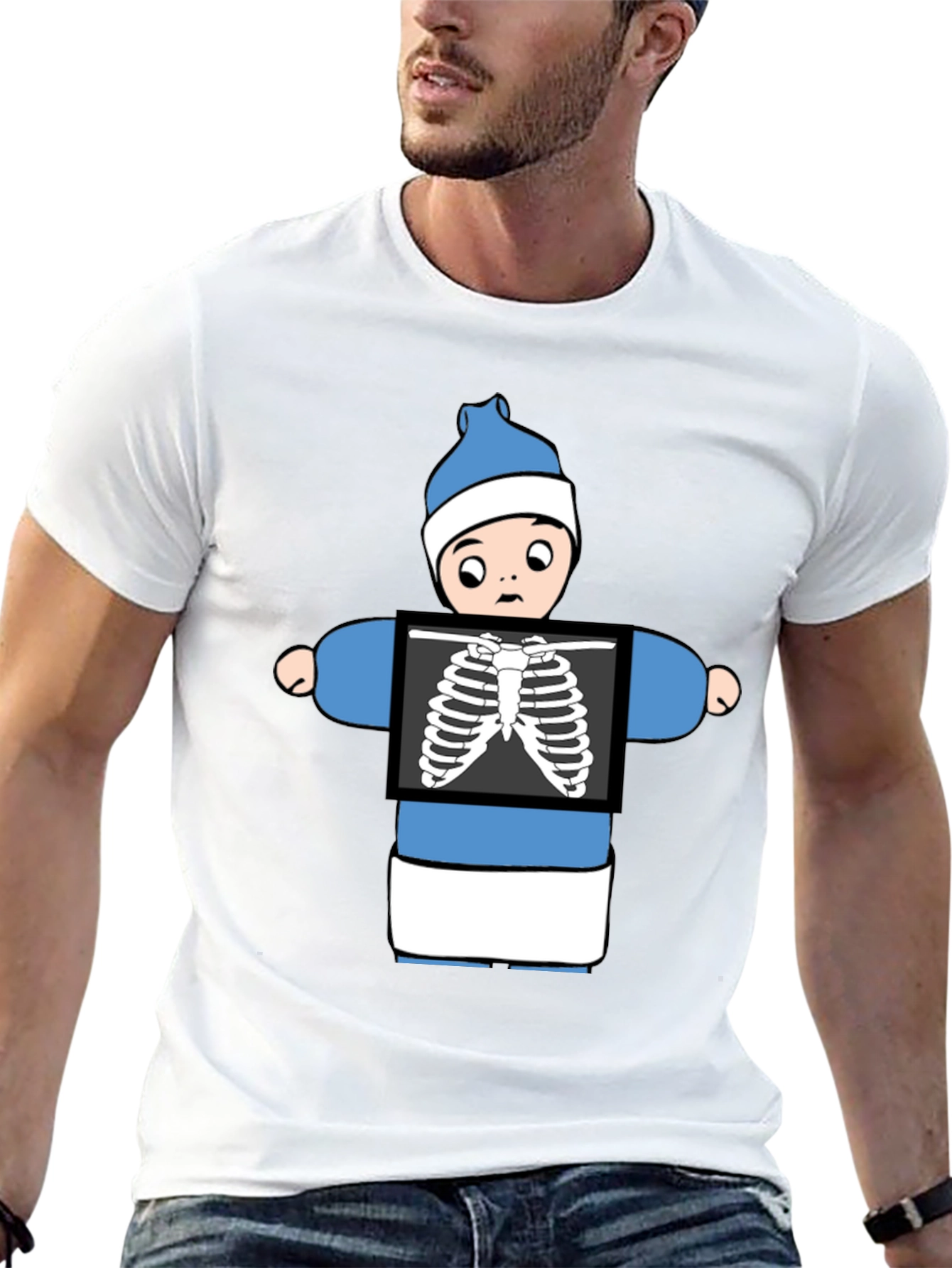 Humorous X-Ray Baby T-Shirt