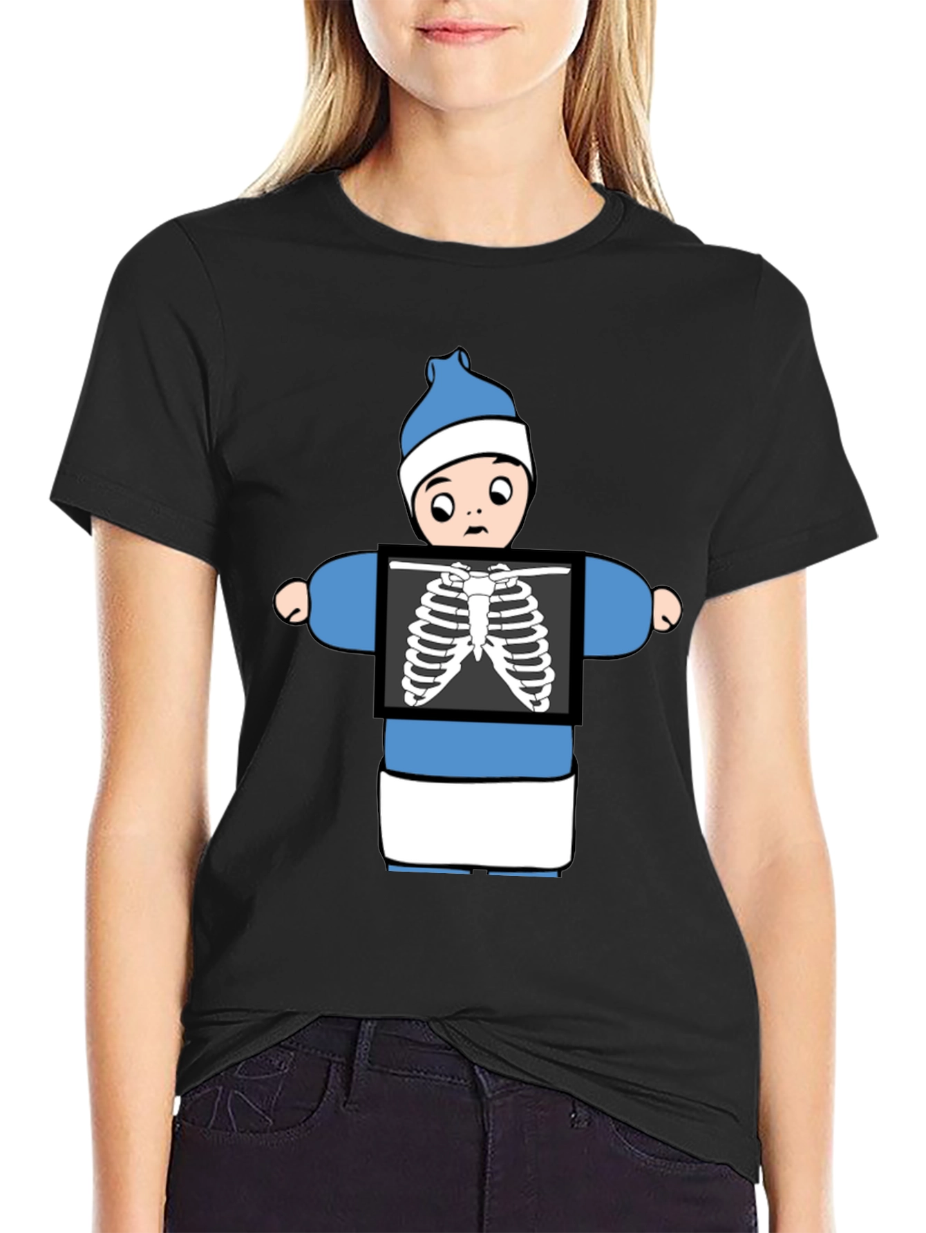 Humorous X-Ray Baby T-Shirt