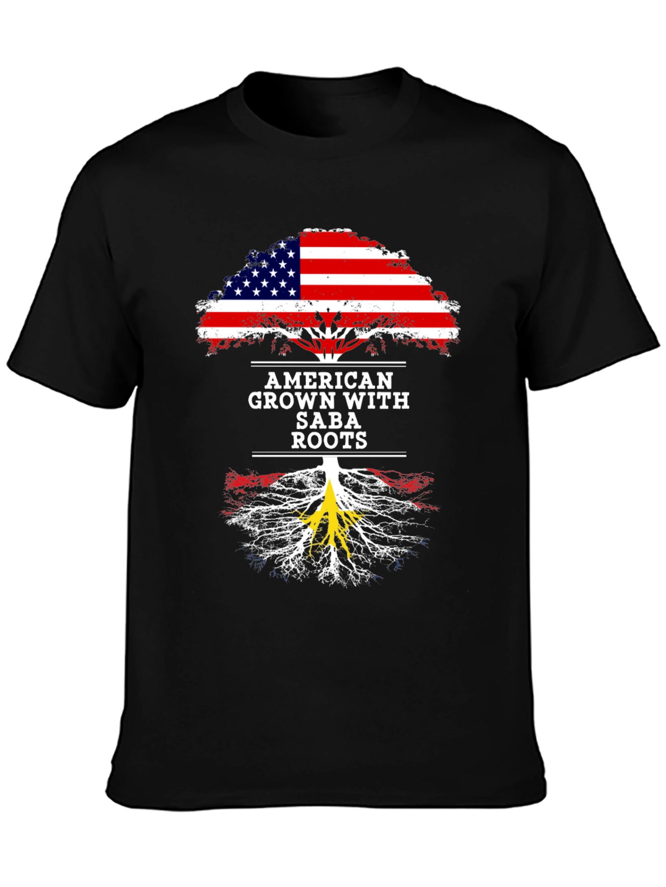 American Grown with Saba Roots T-Shirt