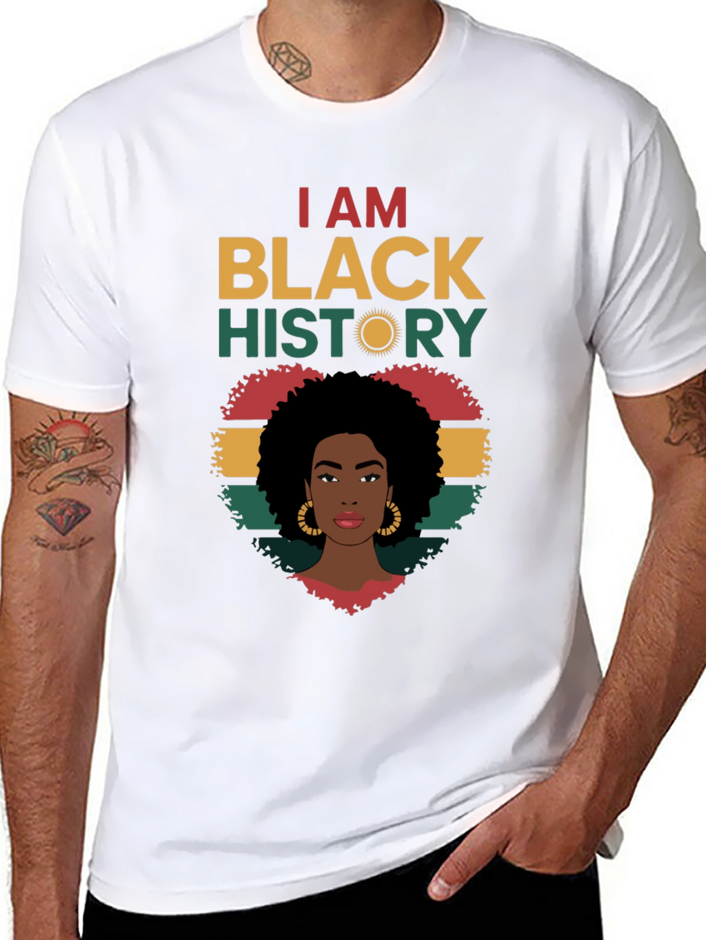 I Am Black History Graphic T-Shirt