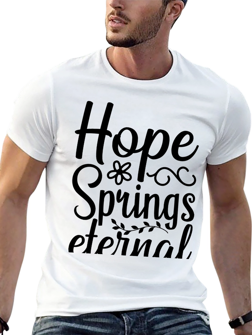 Hope Springs Eternal Black T-Shirt