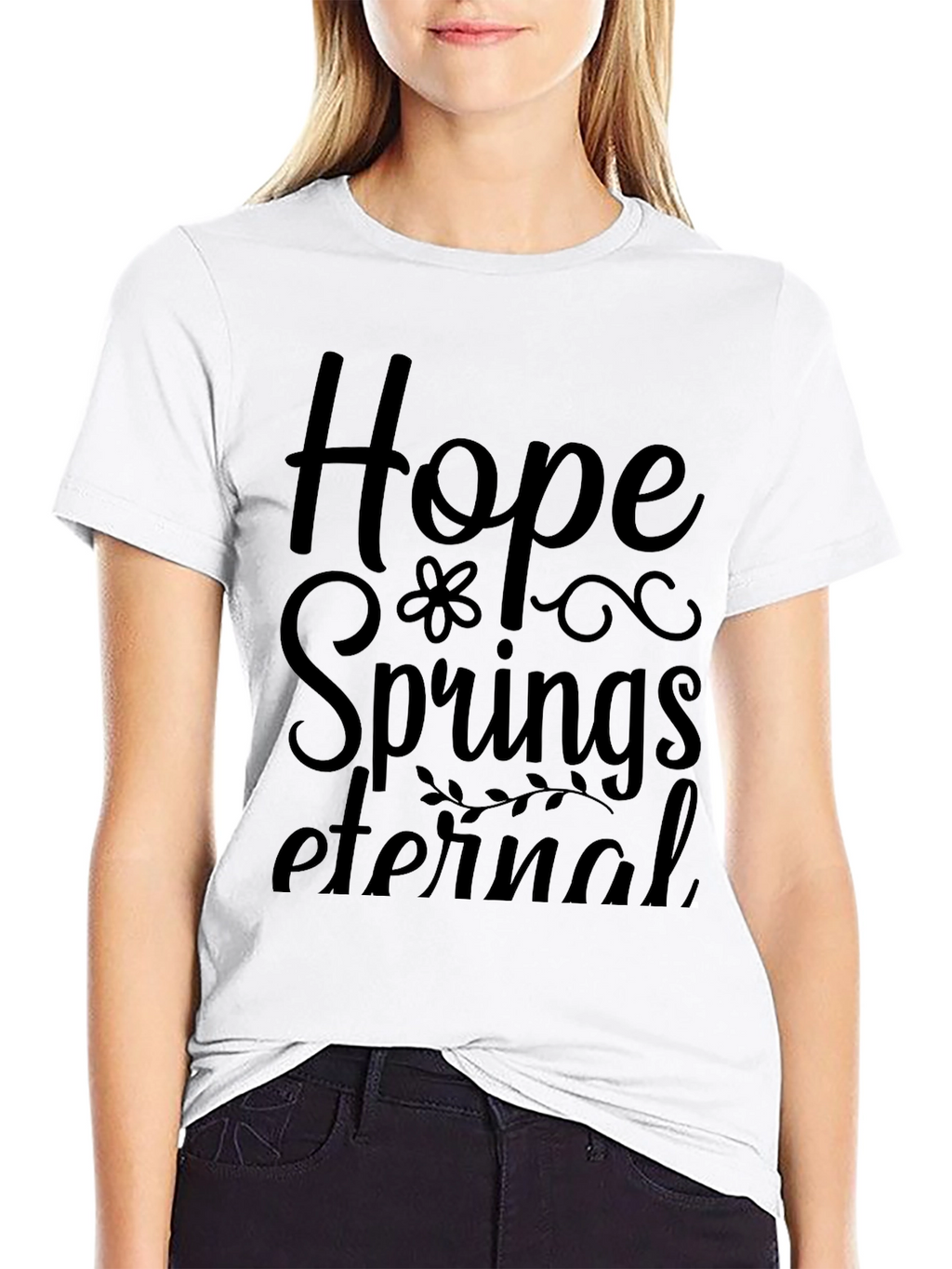 Hope Springs Eternal Black T-Shirt