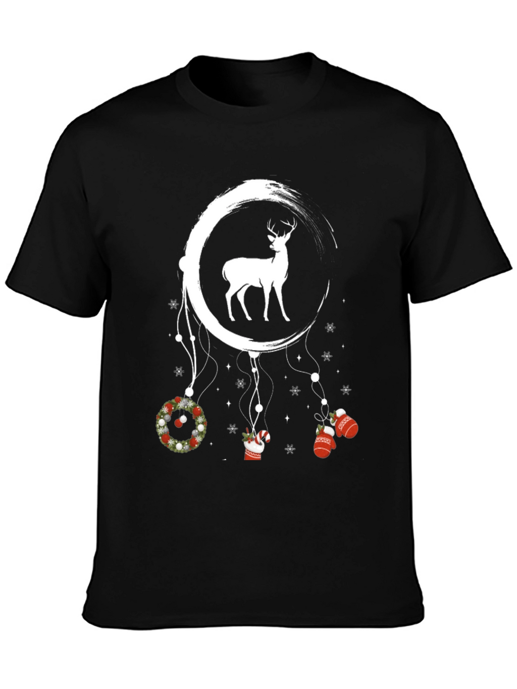 Festive Deer Dreamcatcher T-Shirt
