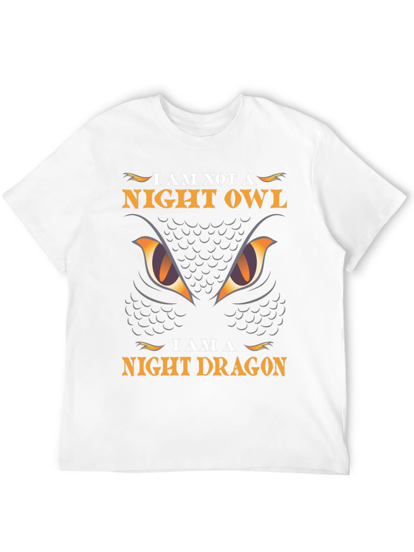 Night Dragon Graphic Tee - Owl Parody T-Shirt