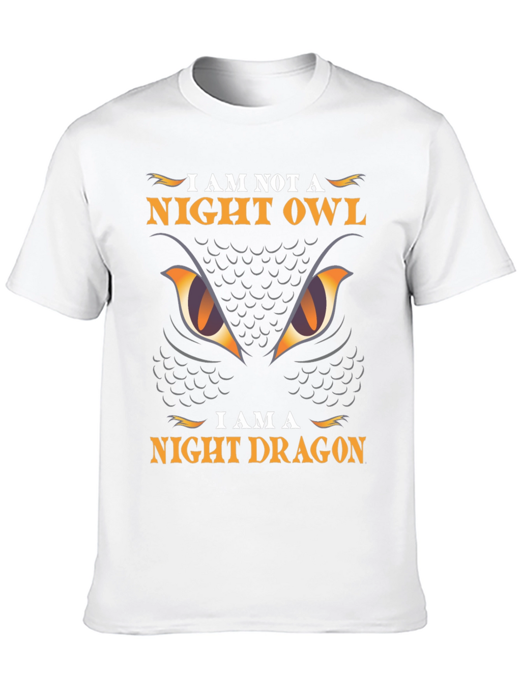 Night Dragon Graphic Tee - Owl Parody T-Shirt