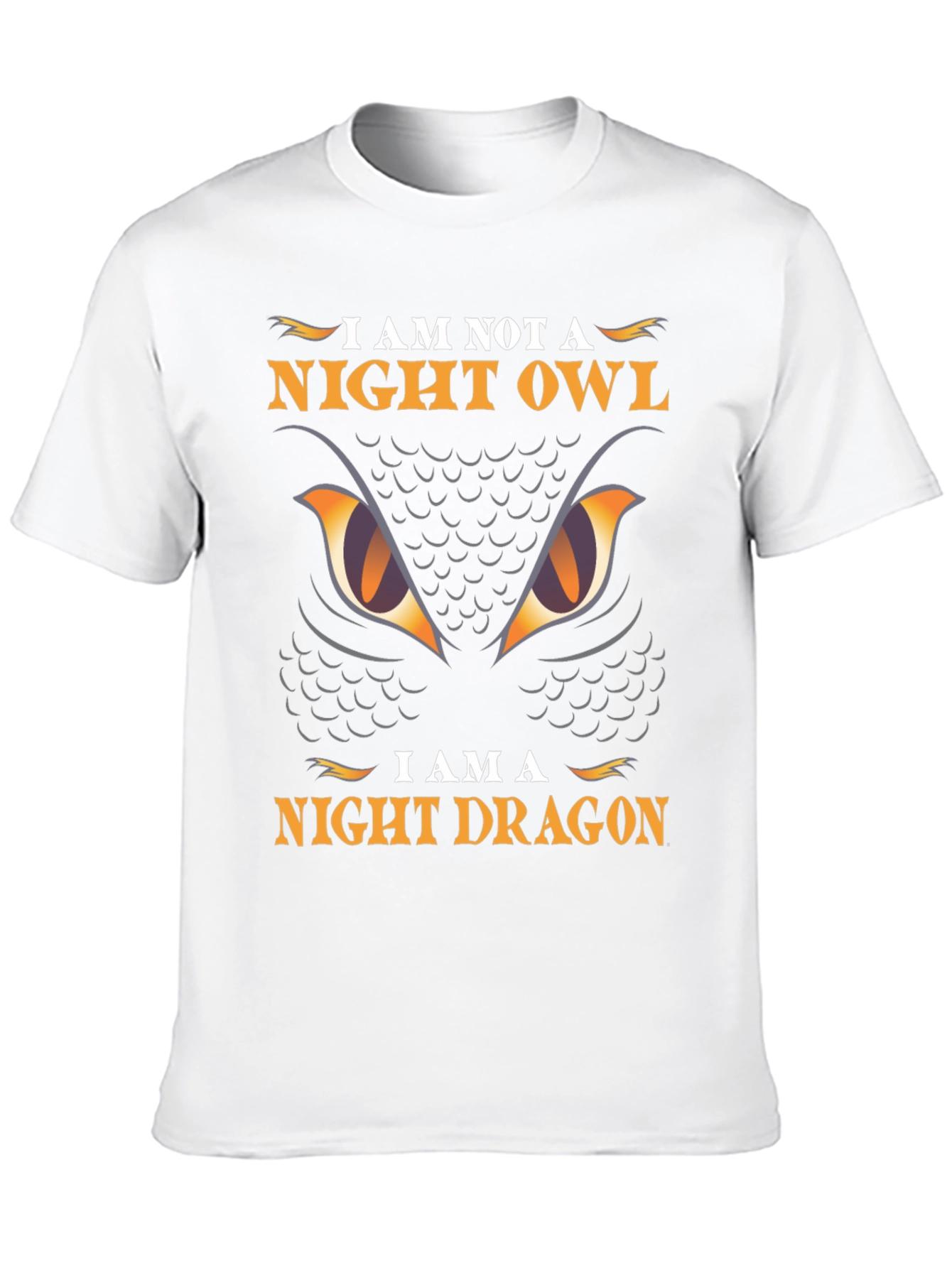 Night Dragon Graphic Tee - Owl Parody T-Shirt