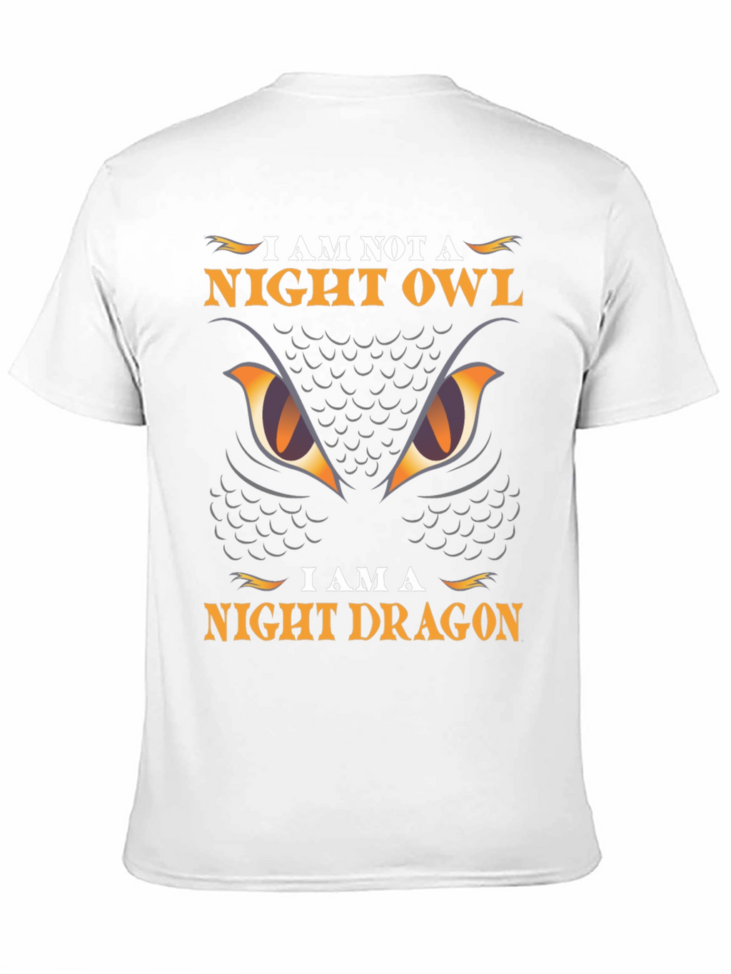 Night Dragon Graphic Tee - Owl Parody T-Shirt