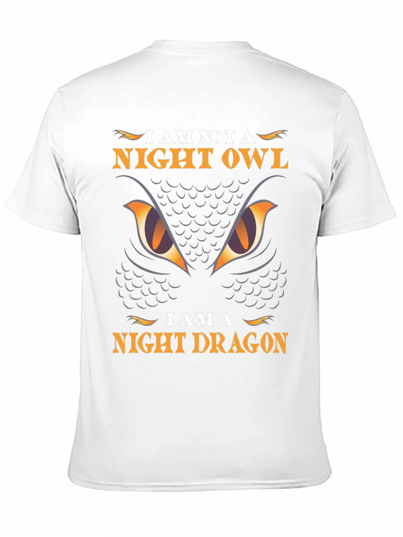 Night Dragon Graphic Tee - Owl Parody T-Shirt