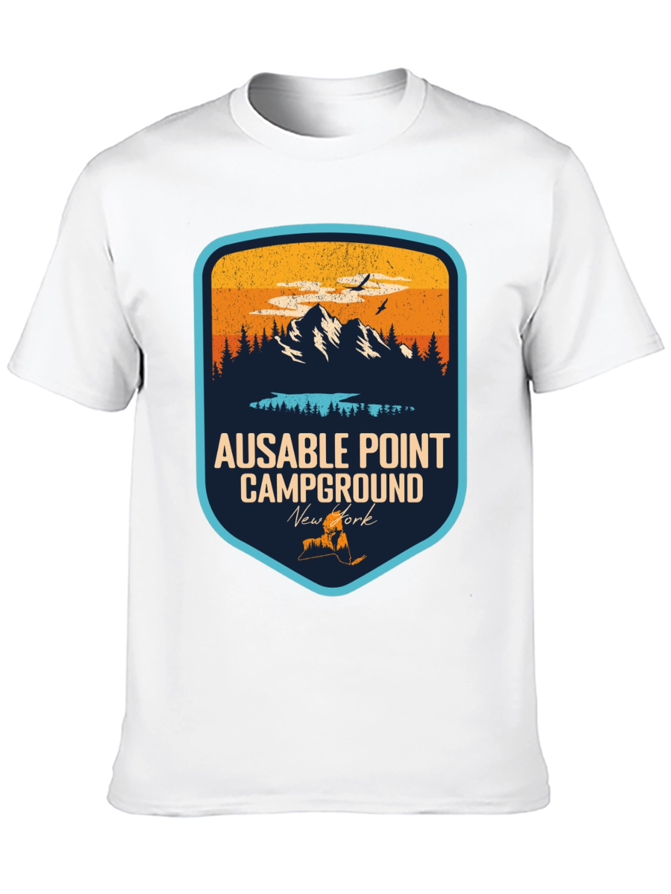 Ausable Point Campground Graphic T-Shirt