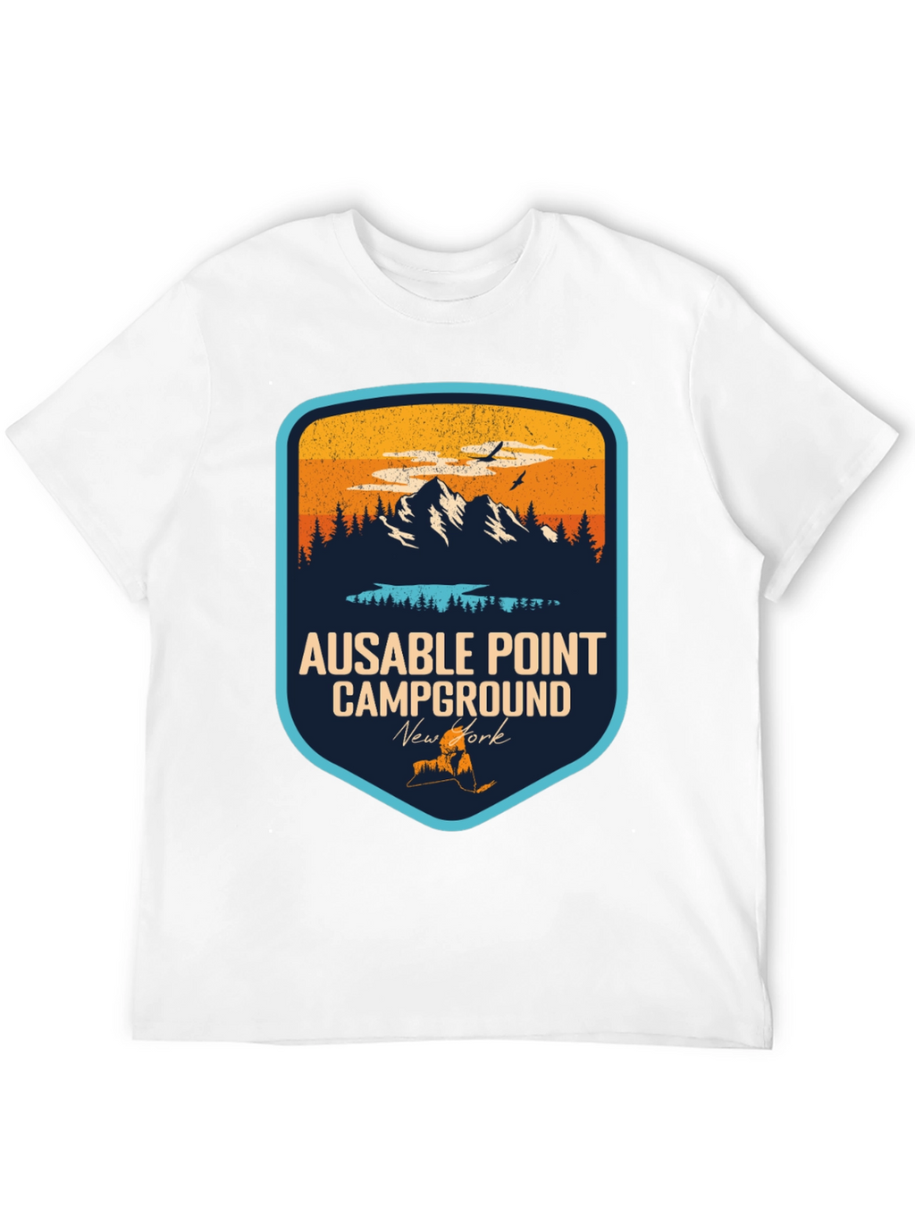 Ausable Point Campground Graphic T-Shirt