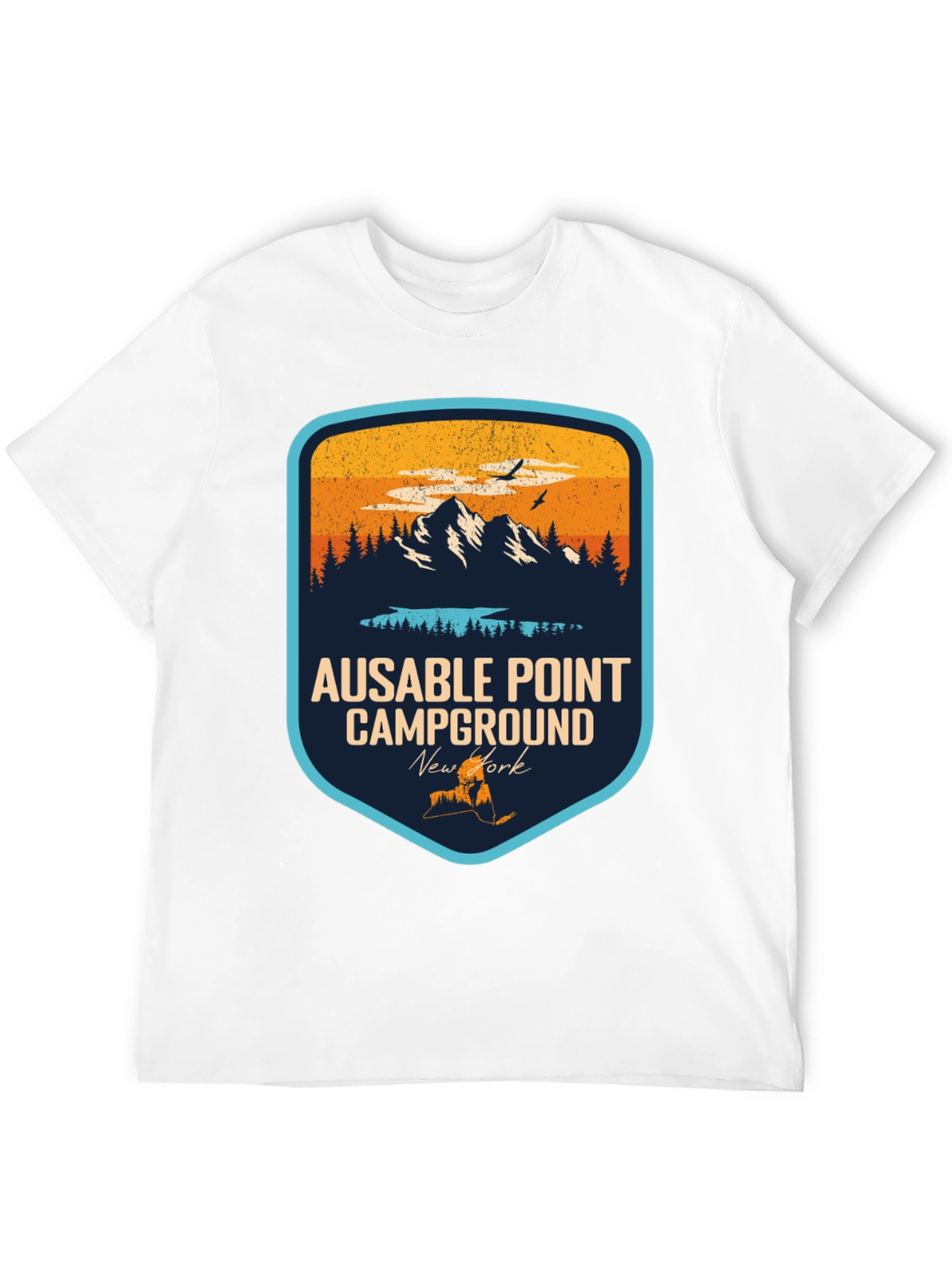 Ausable Point Campground Graphic T-Shirt