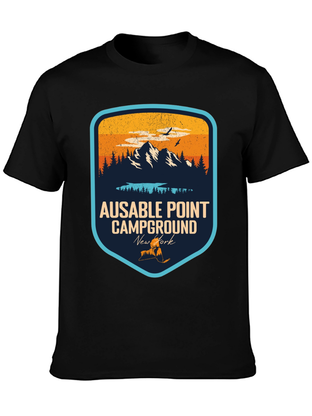 Ausable Point Campground Graphic T-Shirt