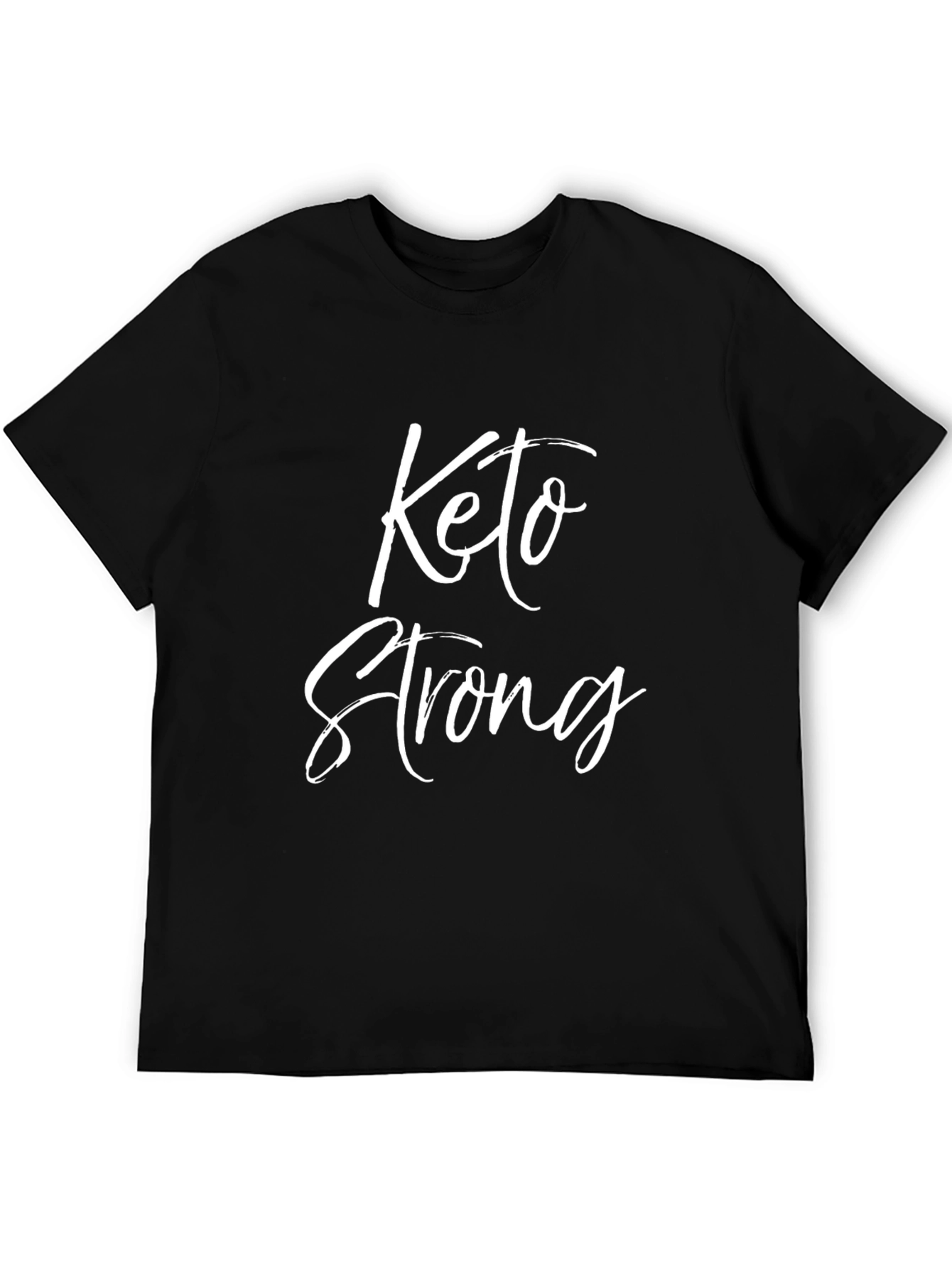 Keto Strong Graphic Tee - Stylish Fitness Shirt