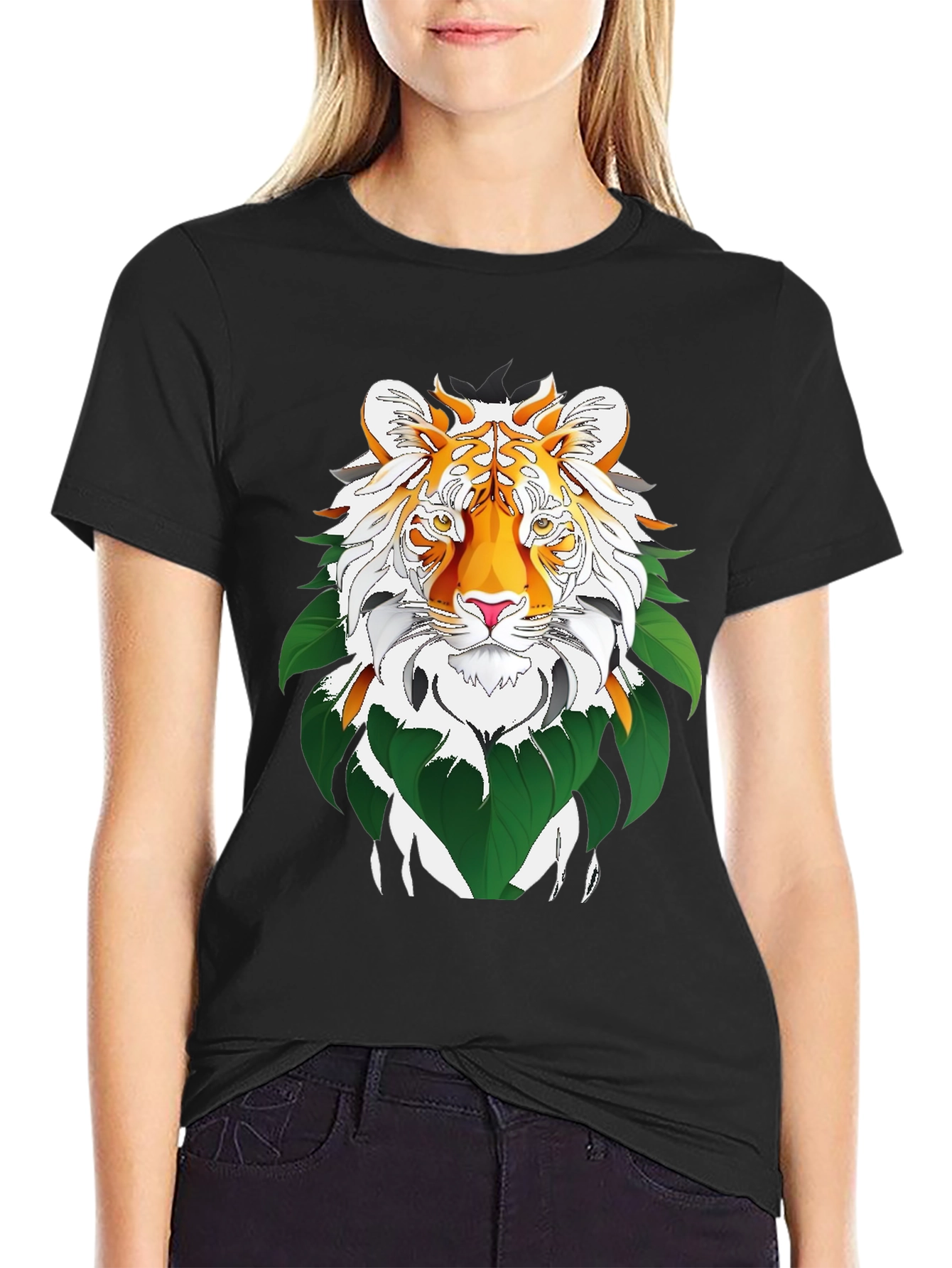 Tiger Graphic Tee - Jungle Cat Design