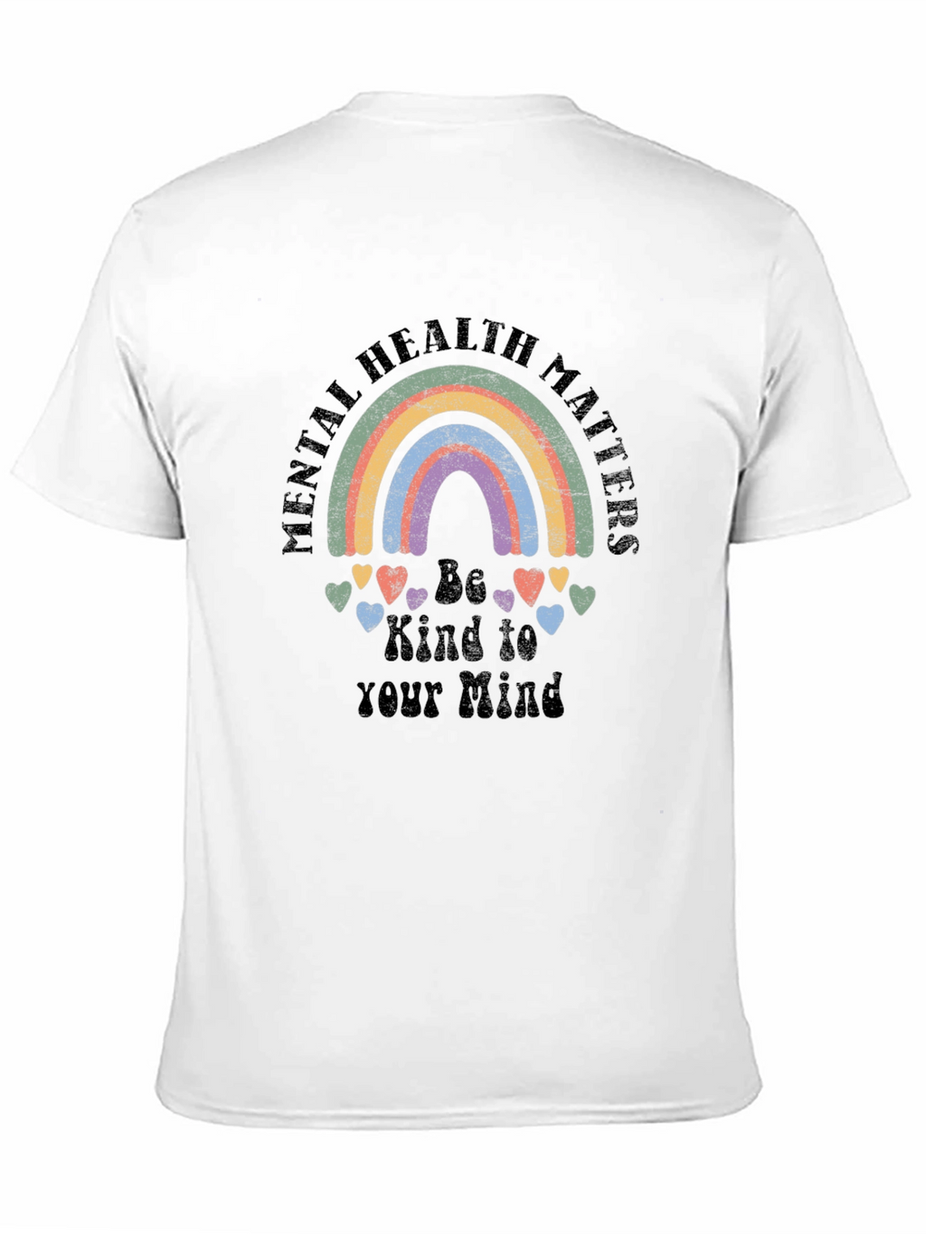 Mental Health Matters Rainbow Graphic Tee