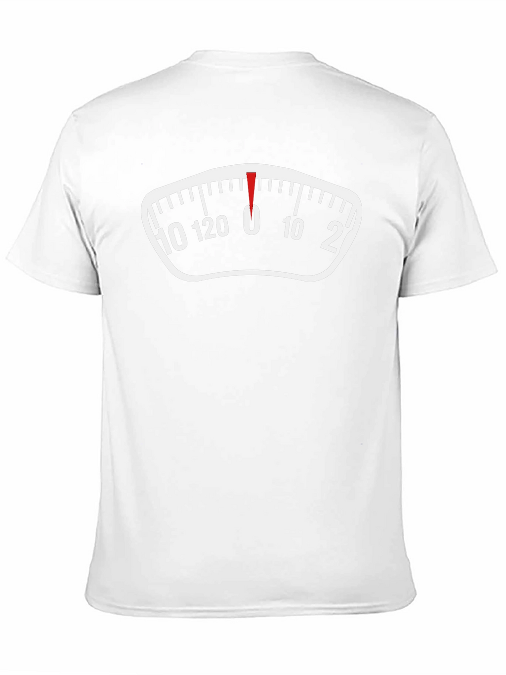 Funny Weight Scale Graphic Tee - Zero Pounds