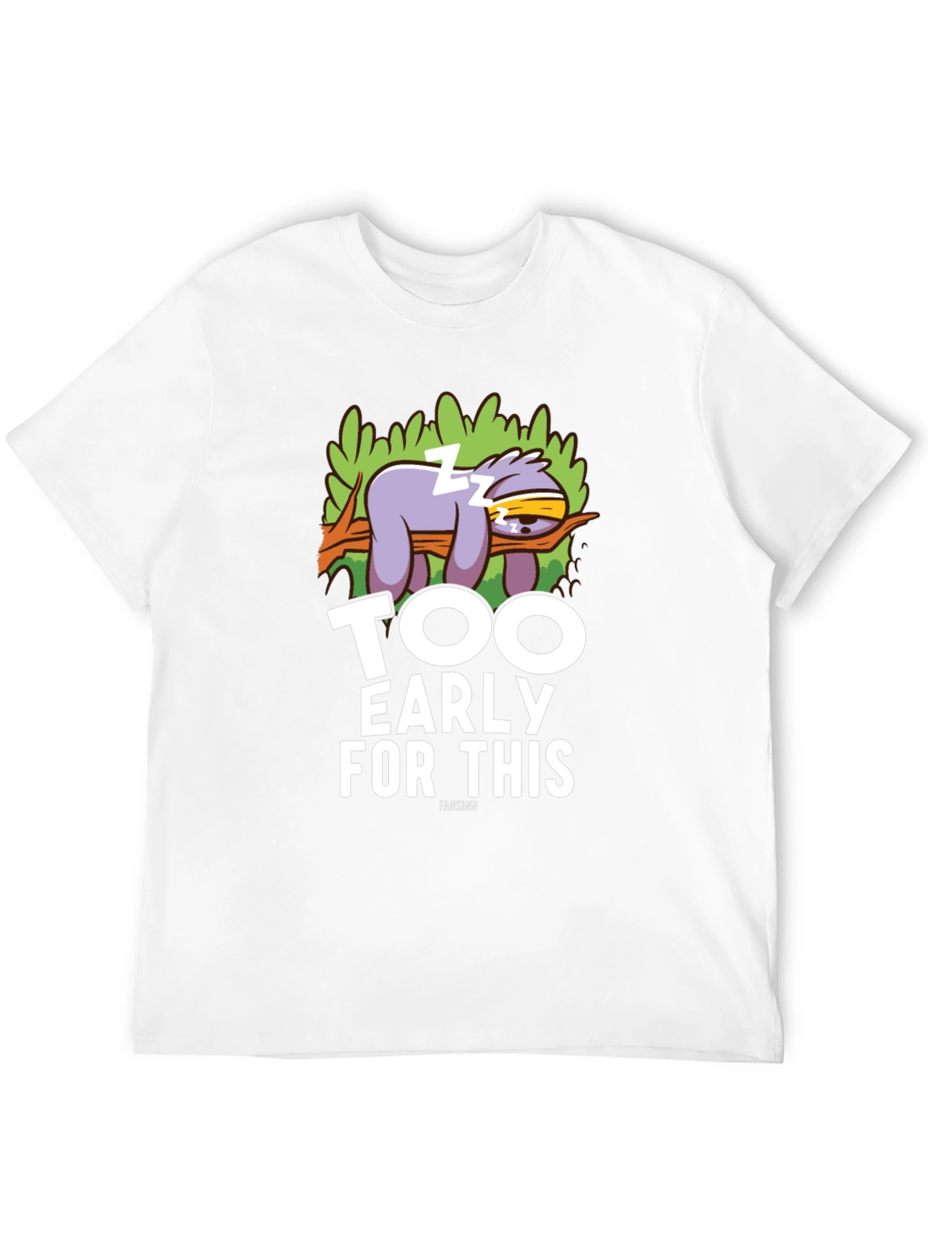 Too Early for This Sloth Graphic T-Shirt