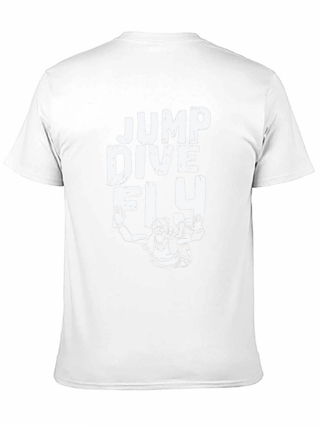 Jump Dive Fly Black Graphic T-Shirt