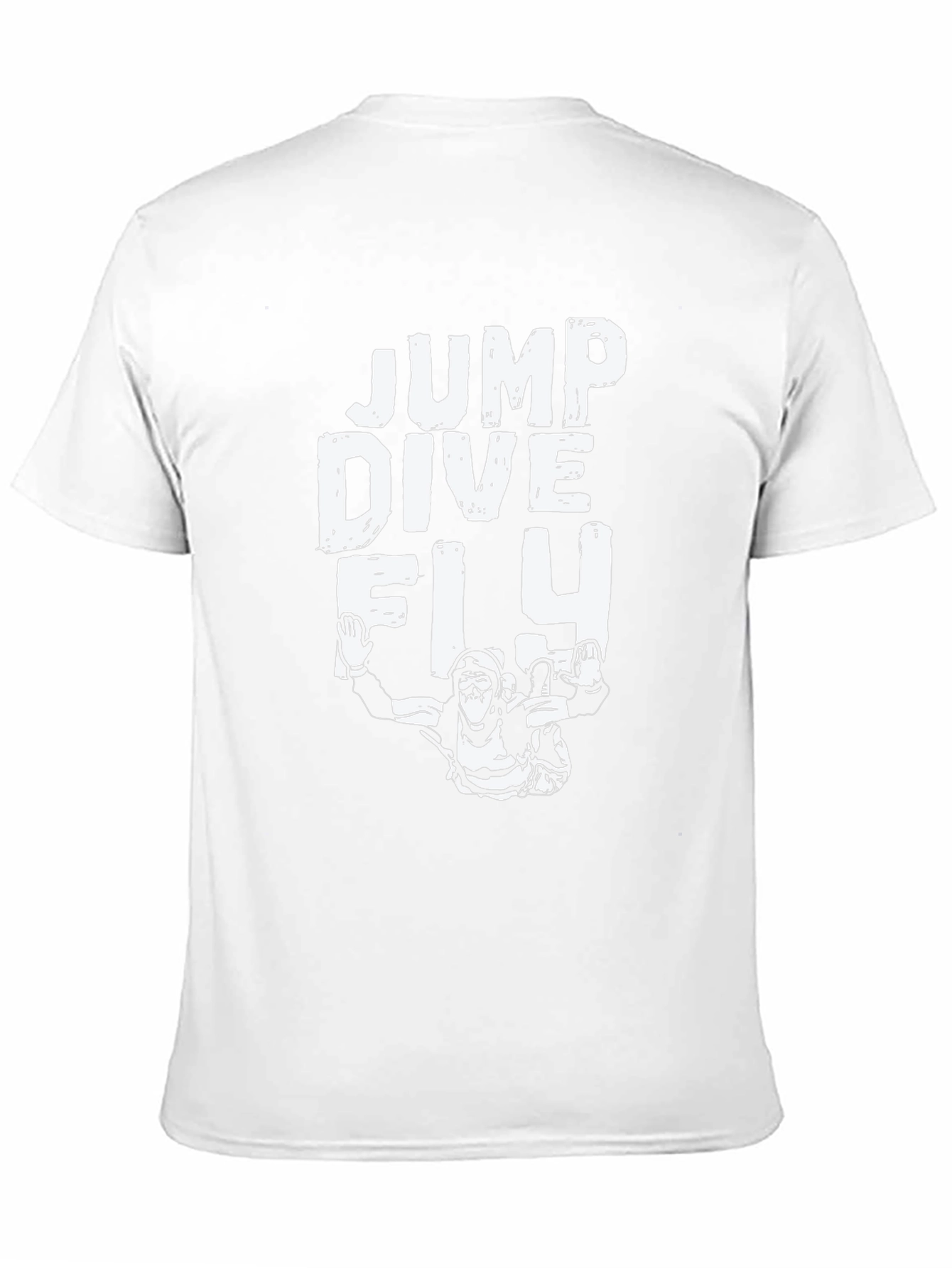 Jump Dive Fly Black Graphic T-Shirt