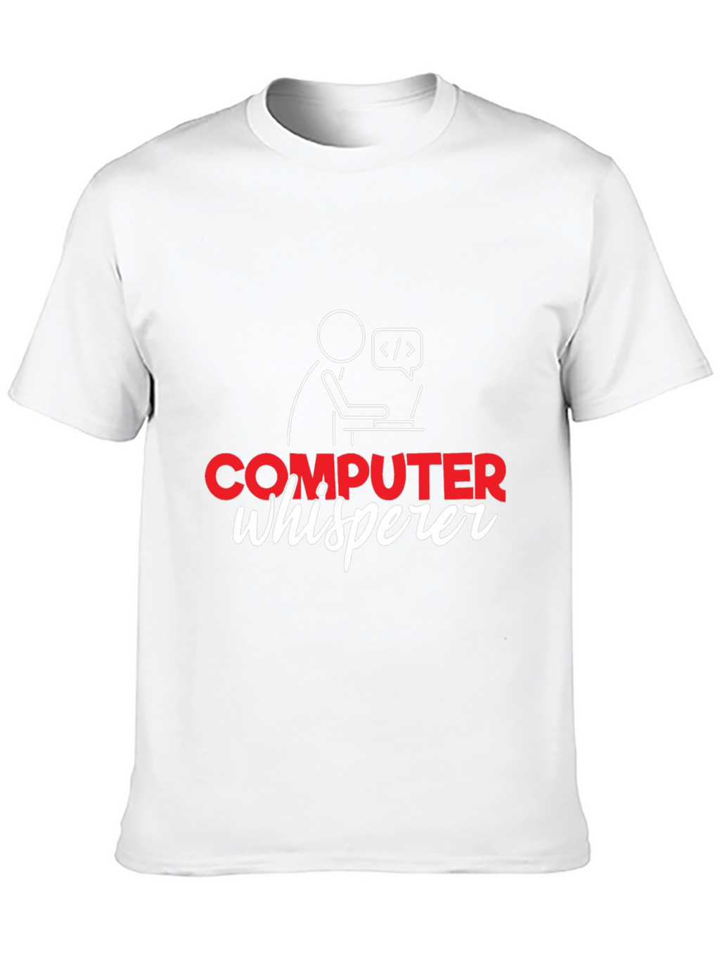 Computer Whisperer Graphic Tee - Black