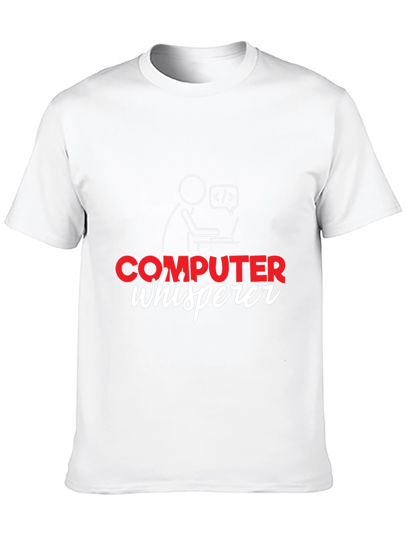 Computer Whisperer Graphic Tee - Black