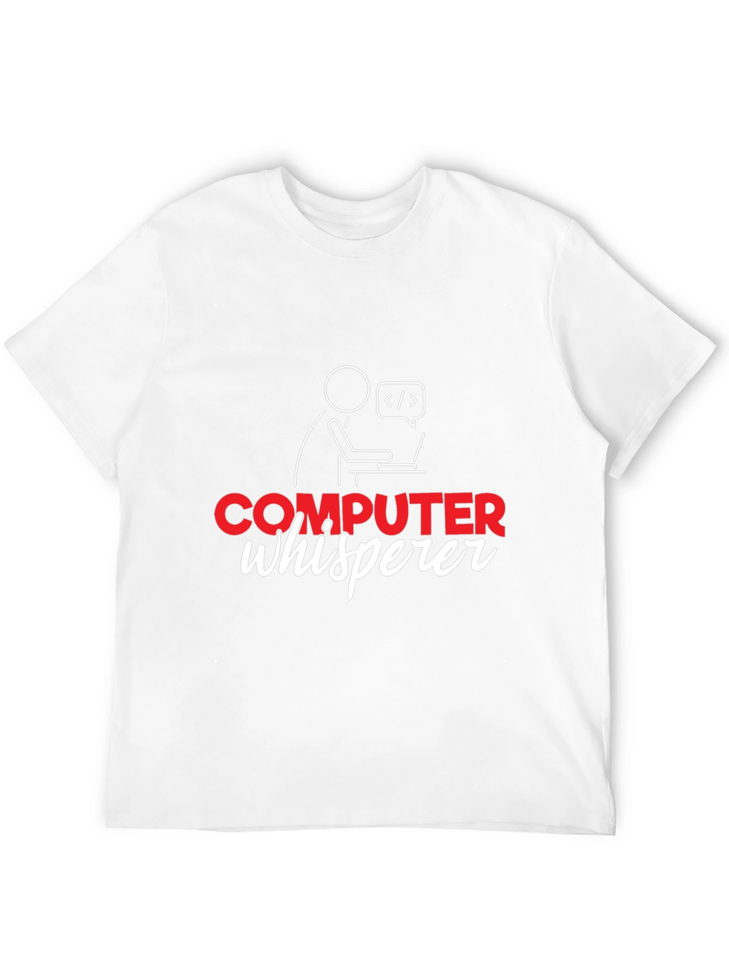 Computer Whisperer Graphic Tee - Black