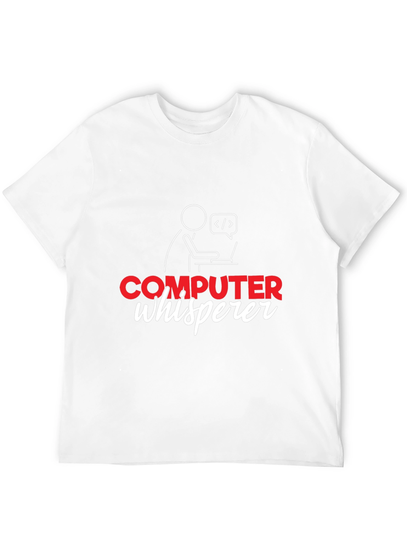 Computer Whisperer Graphic Tee - Black