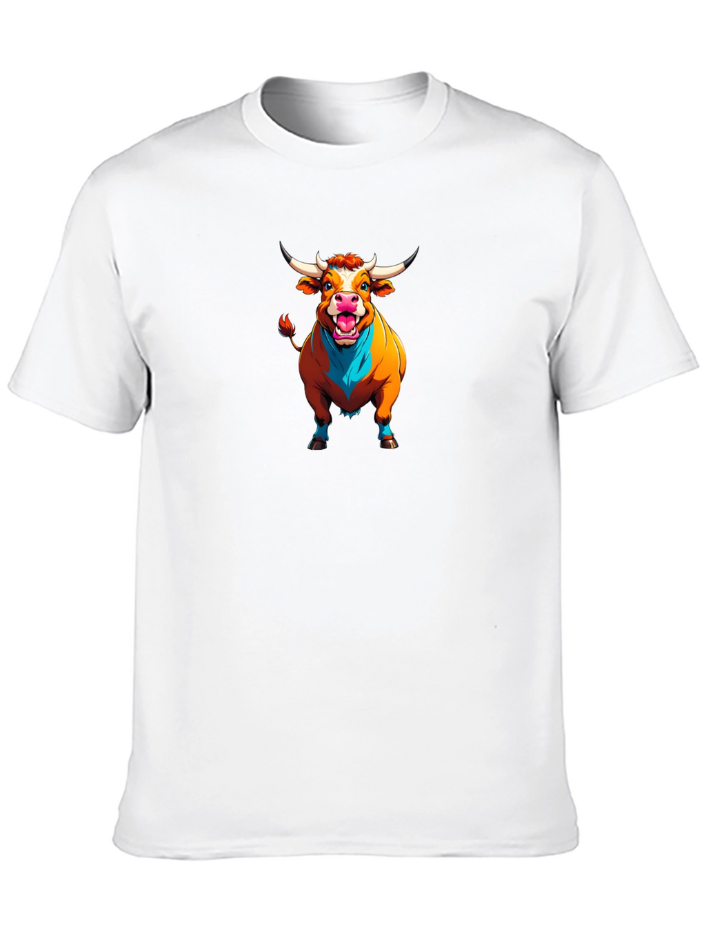 Bull Graphic Black T-Shirt