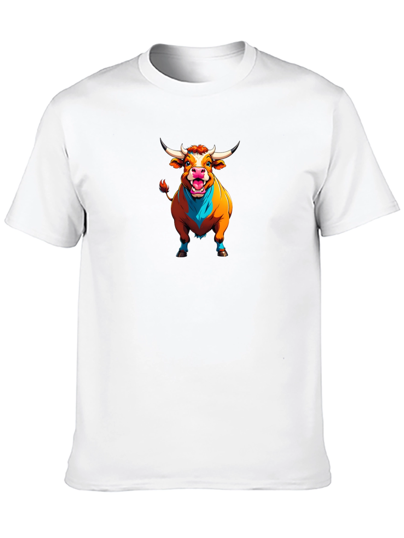 Bull Graphic Black T-Shirt