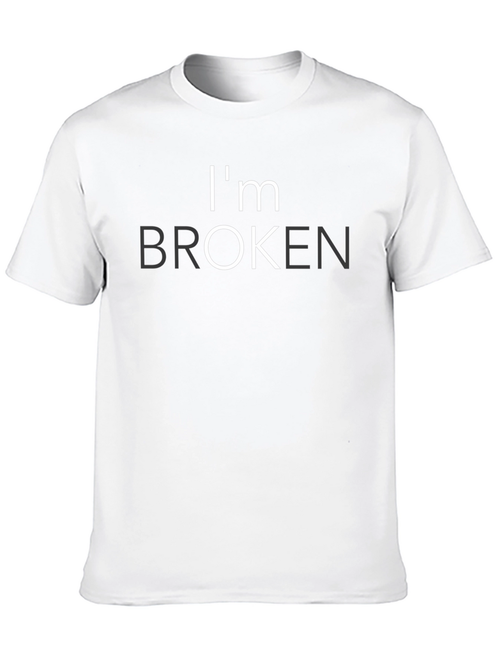 Im Broken Graphic T-Shirt - Stylish Statement Tee