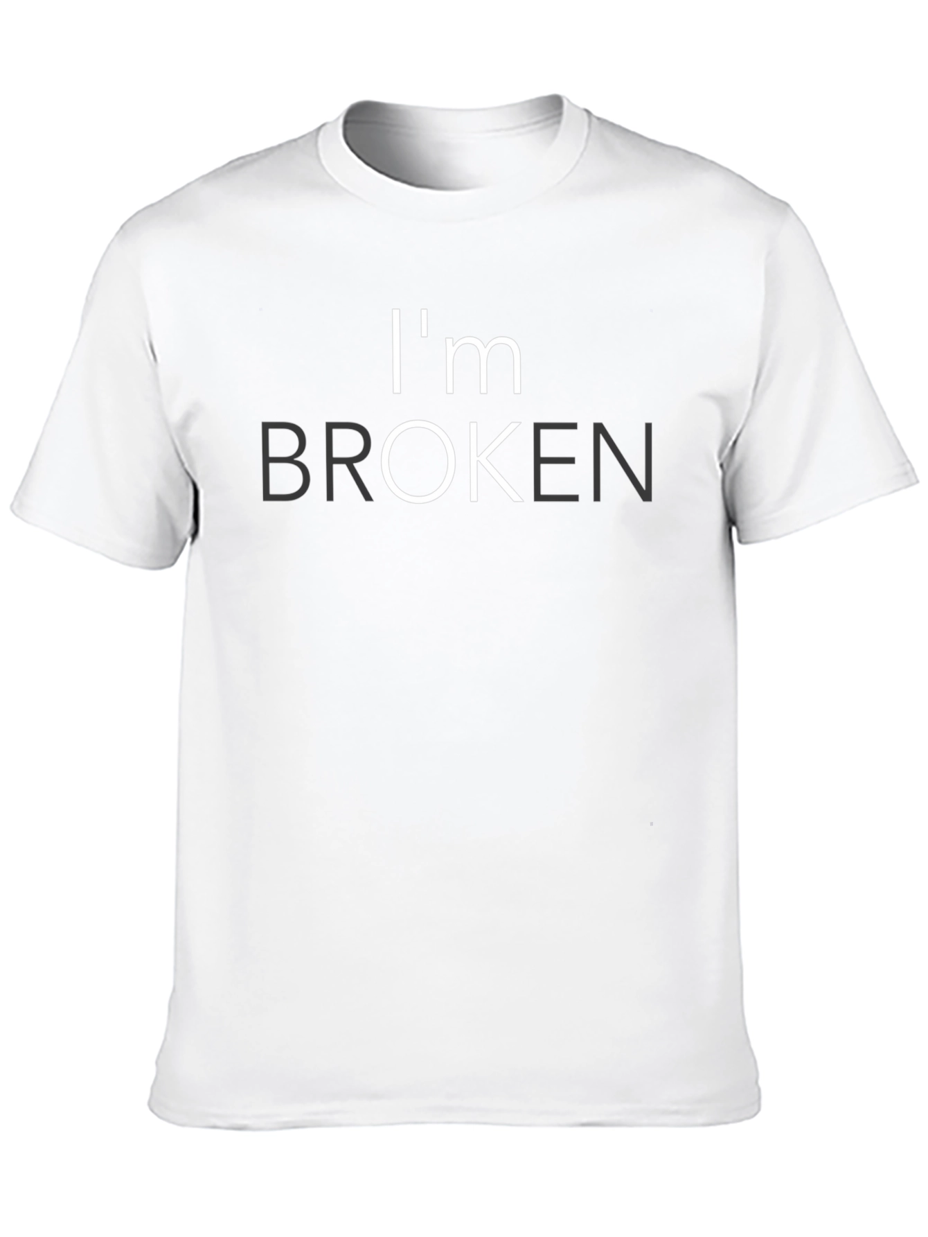 Im Broken Graphic T-Shirt - Stylish Statement Tee