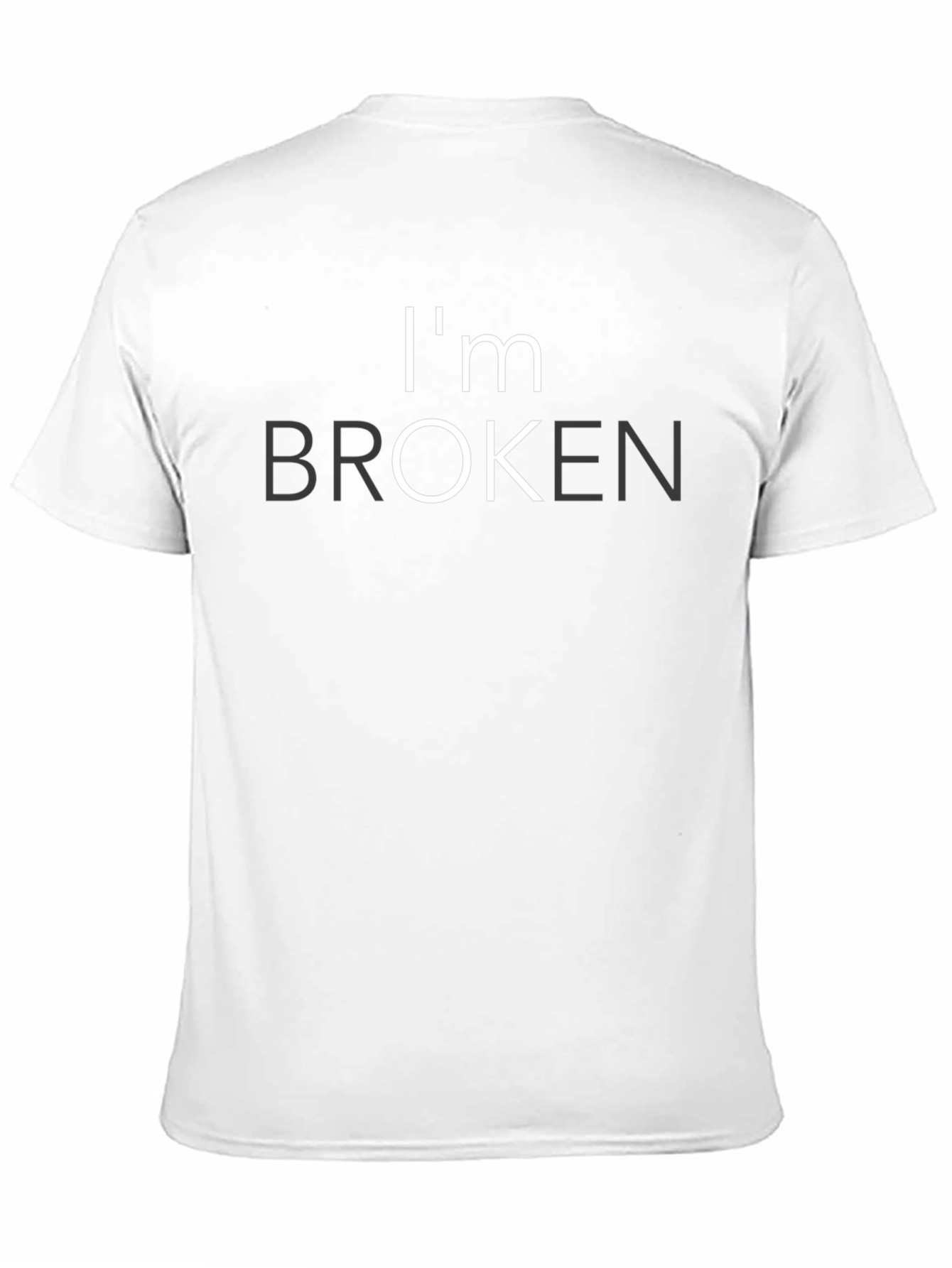 Im Broken Graphic T-Shirt - Stylish Statement Tee