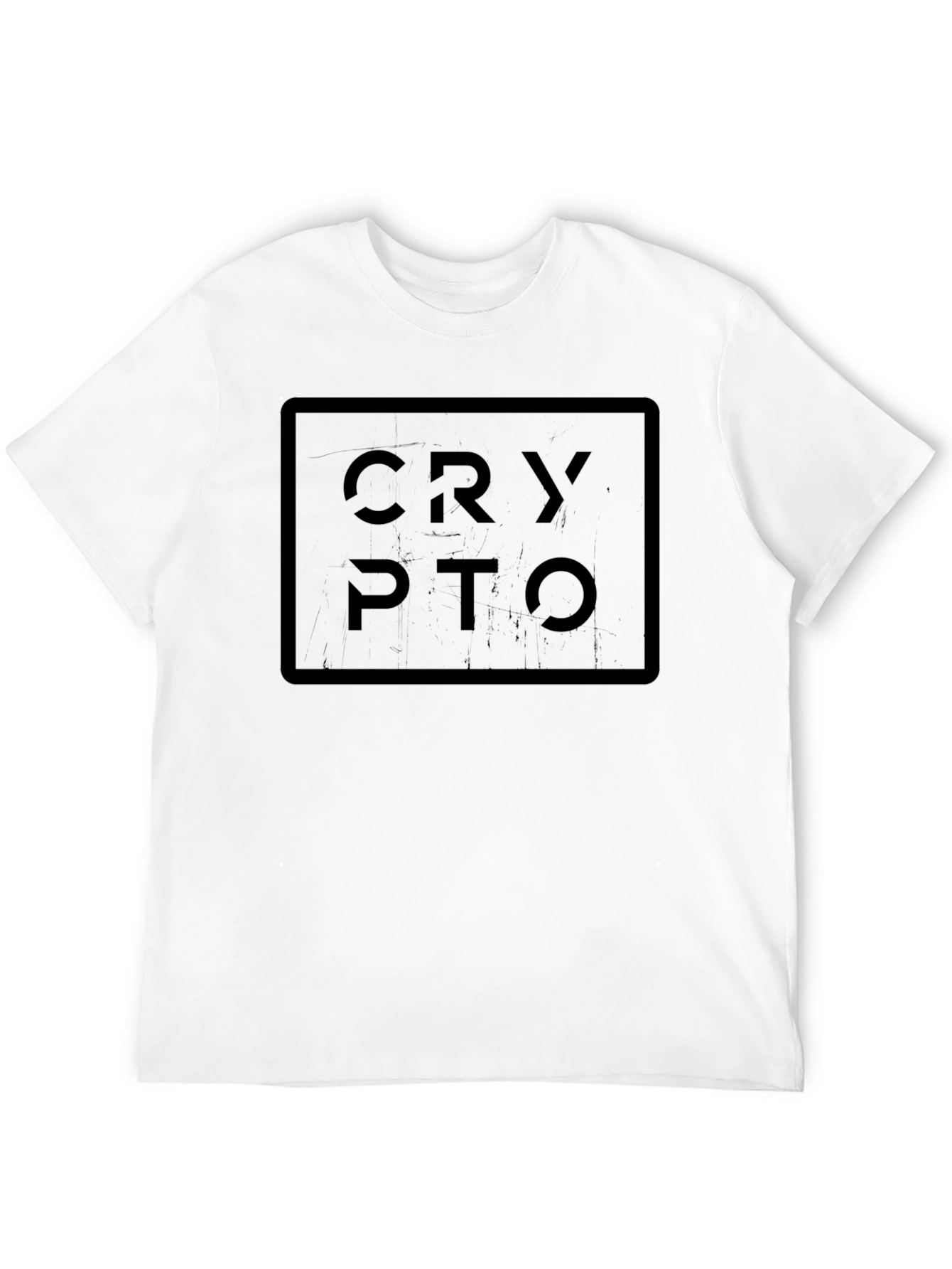 Crypto Graphic T-Shirt - Dark Design Modern Fit