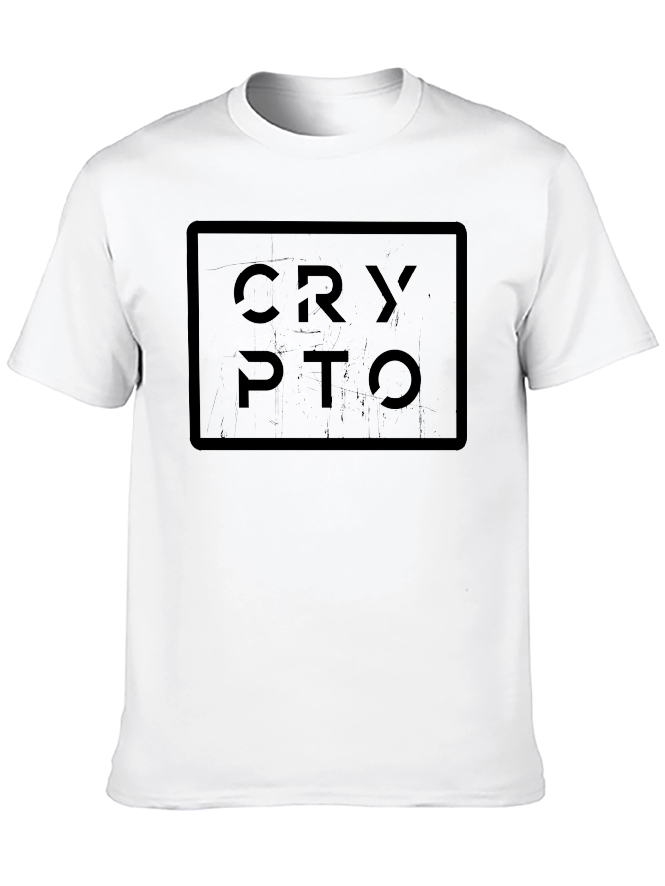 Crypto Graphic T-Shirt - Dark Design Modern Fit