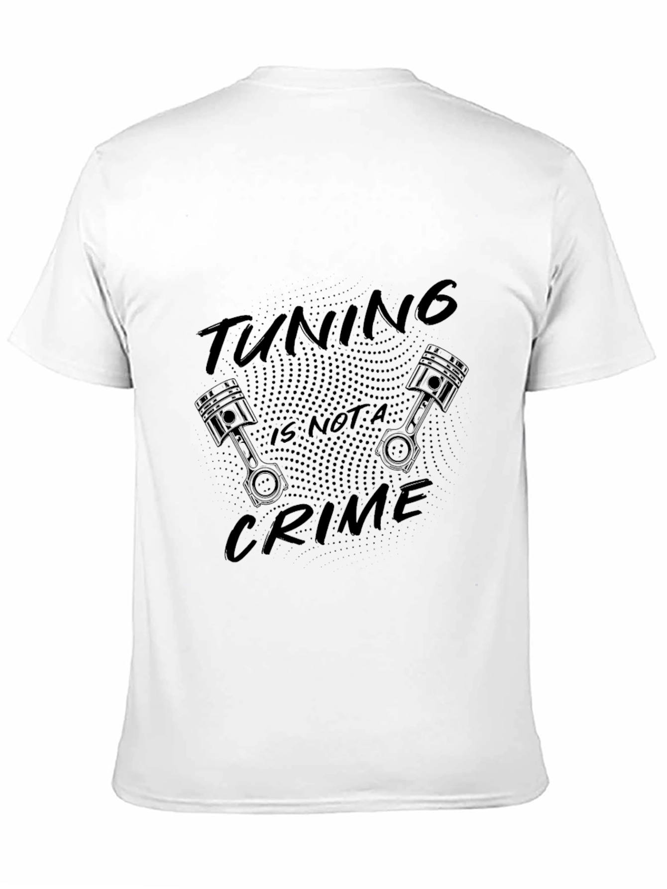 Tuning is not a Crime Black T-Shirt