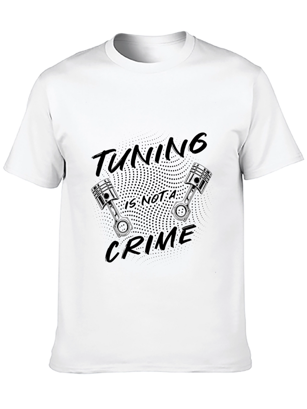 Tuning is not a Crime Black T-Shirt