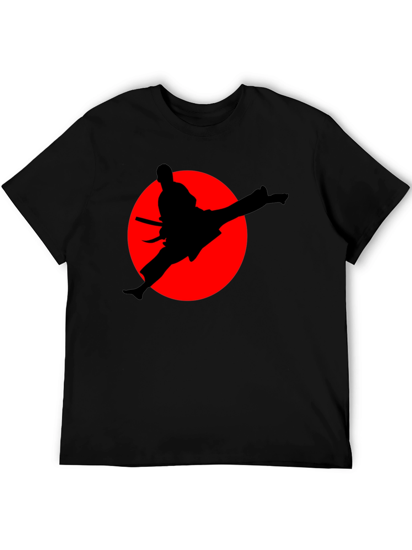 Karate Silhouette Graphic T-Shirt - Martial Arts Tee