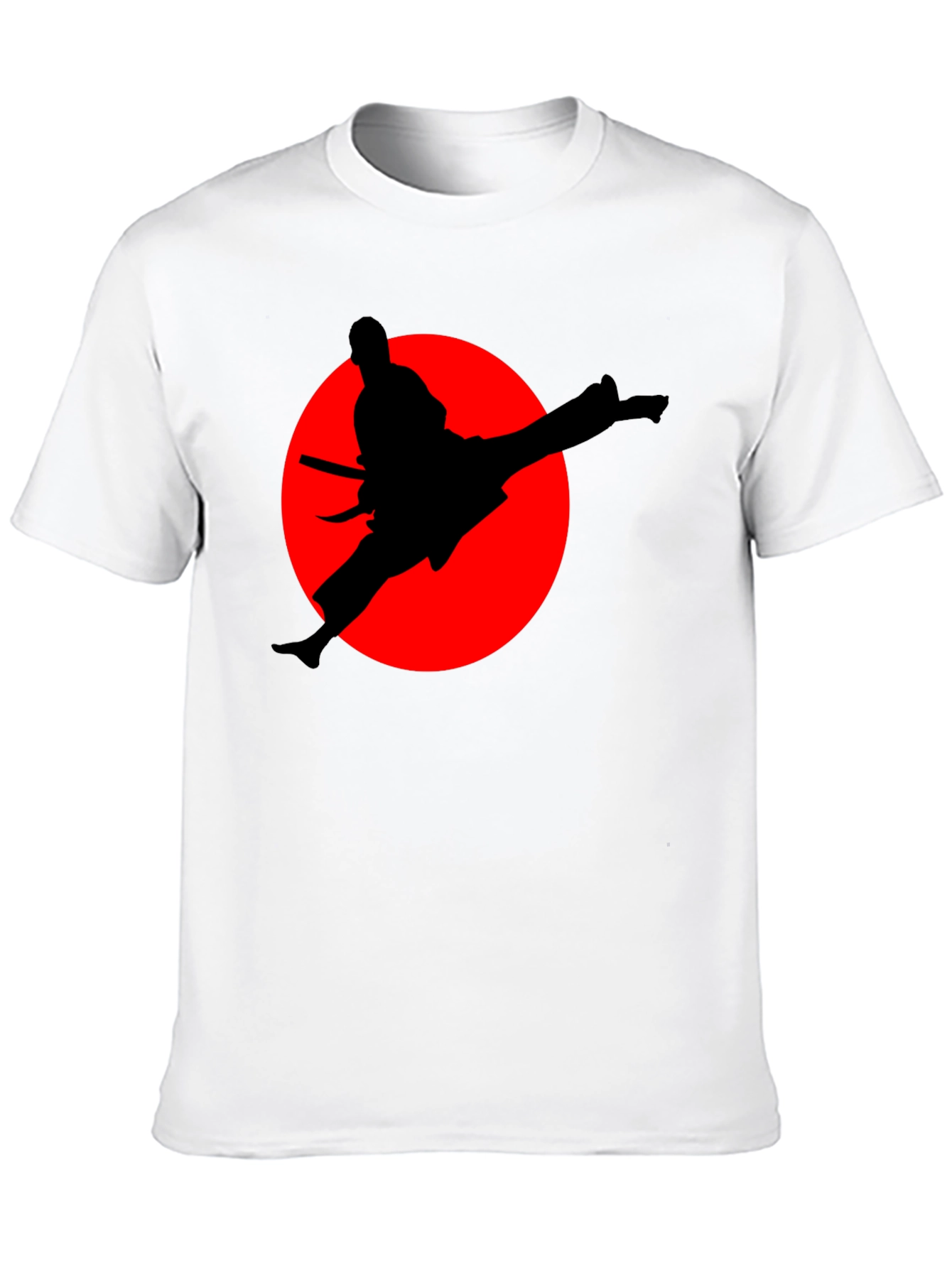 Karate Silhouette Graphic T-Shirt - Martial Arts Tee