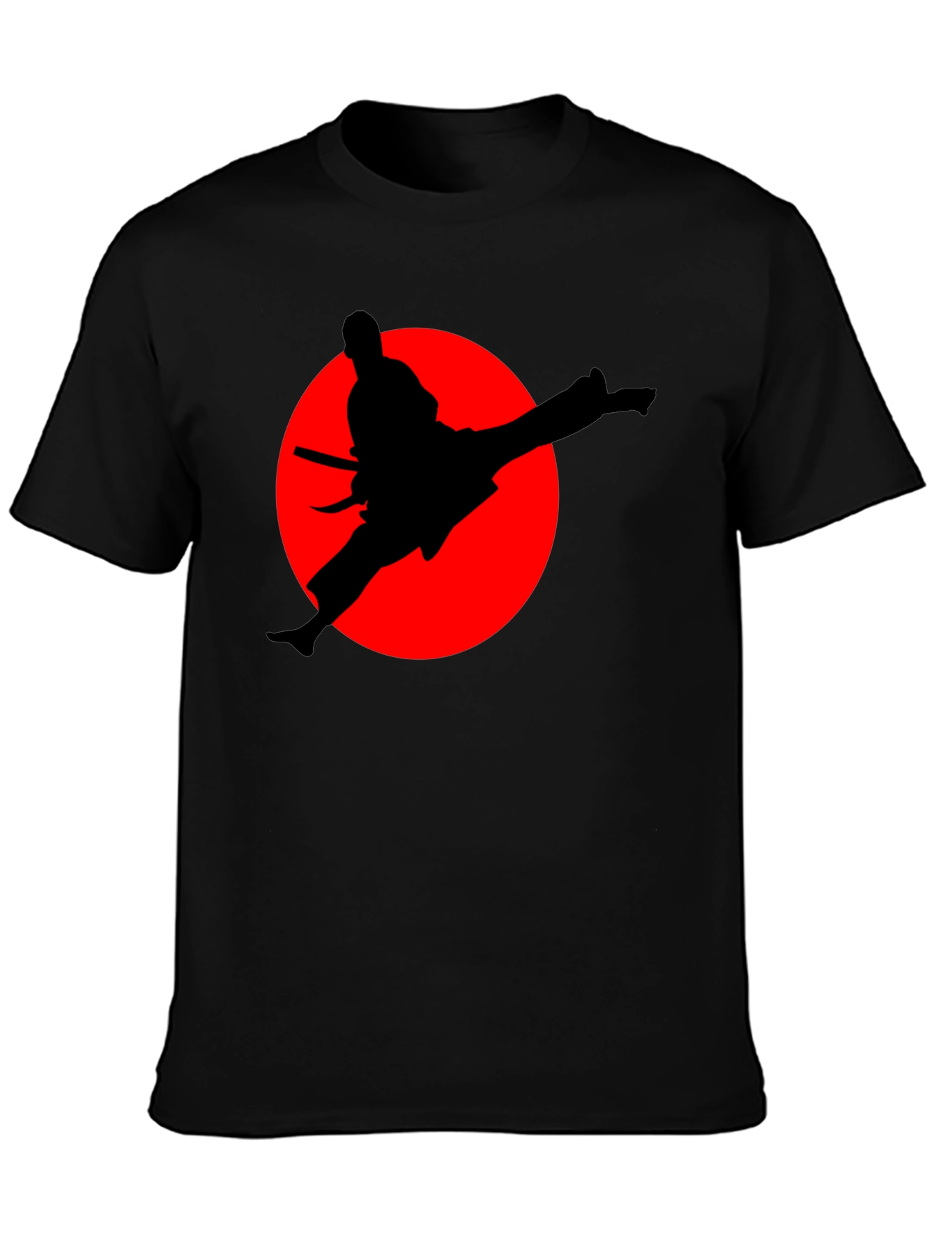 Karate Silhouette Graphic T-Shirt - Martial Arts Tee