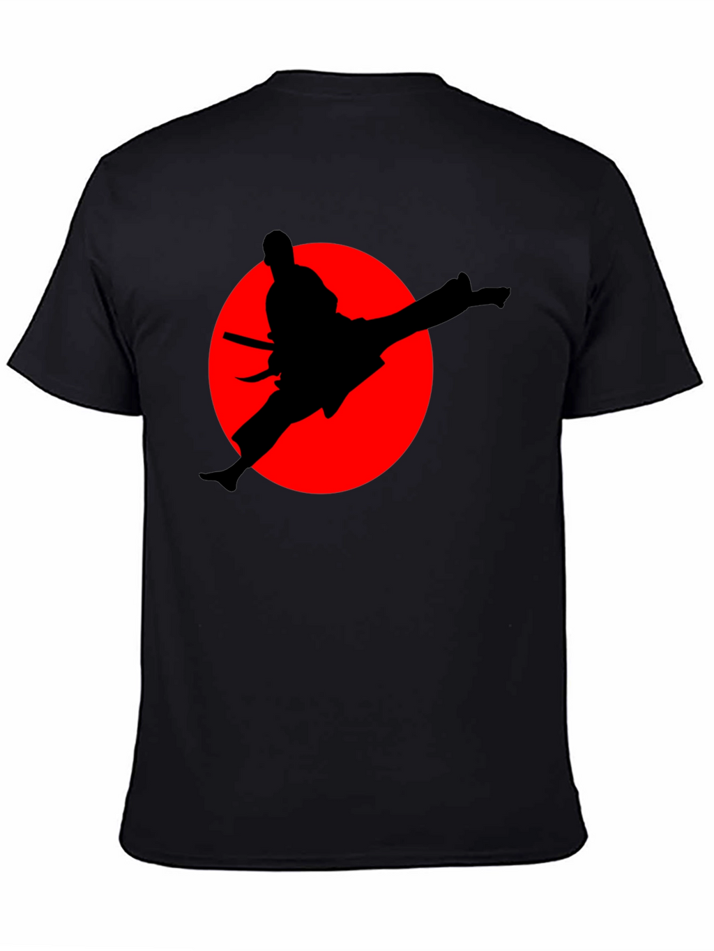 Karate Silhouette Graphic T-Shirt - Martial Arts Tee