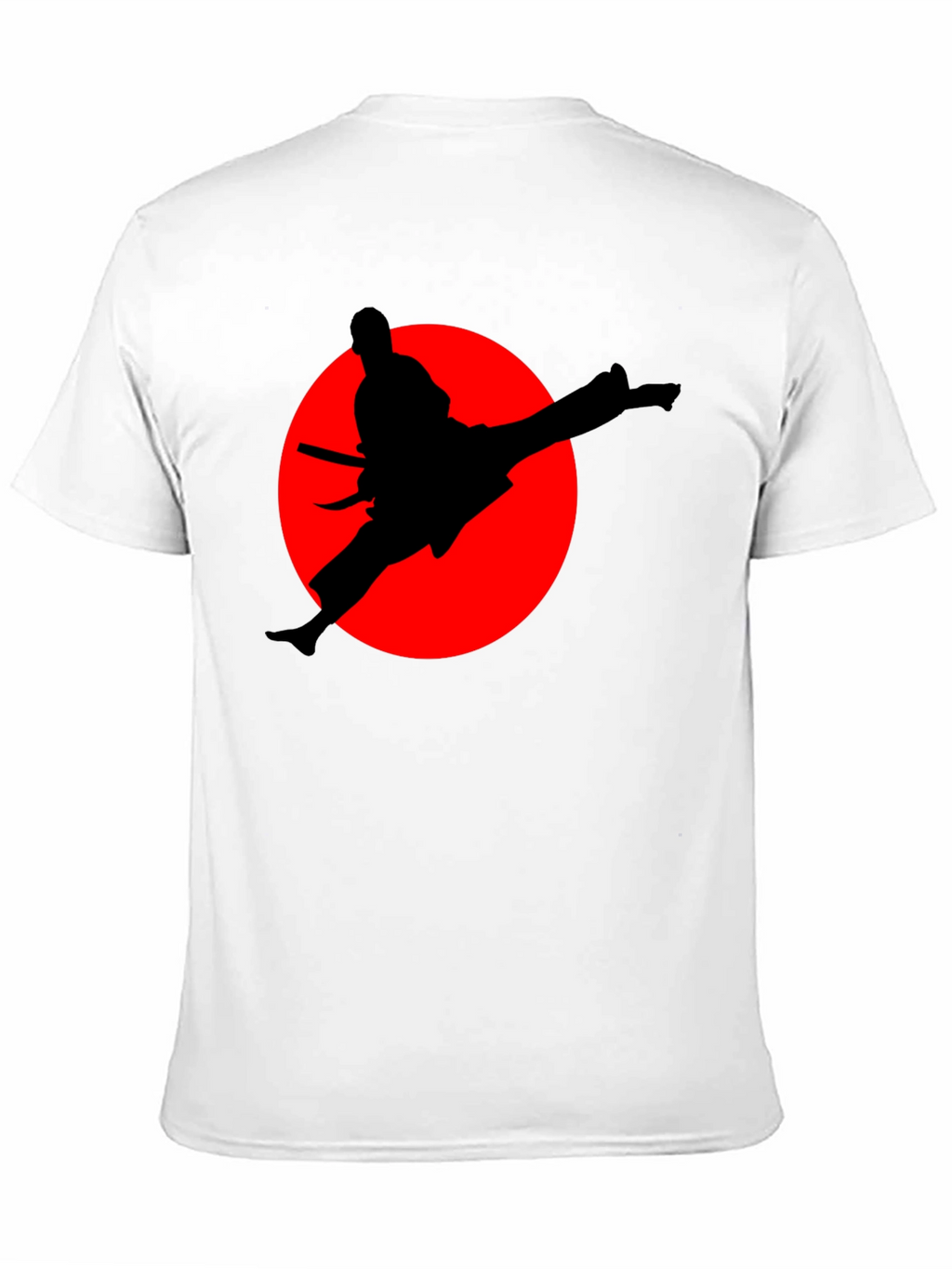 Karate Silhouette Graphic T-Shirt - Martial Arts Tee