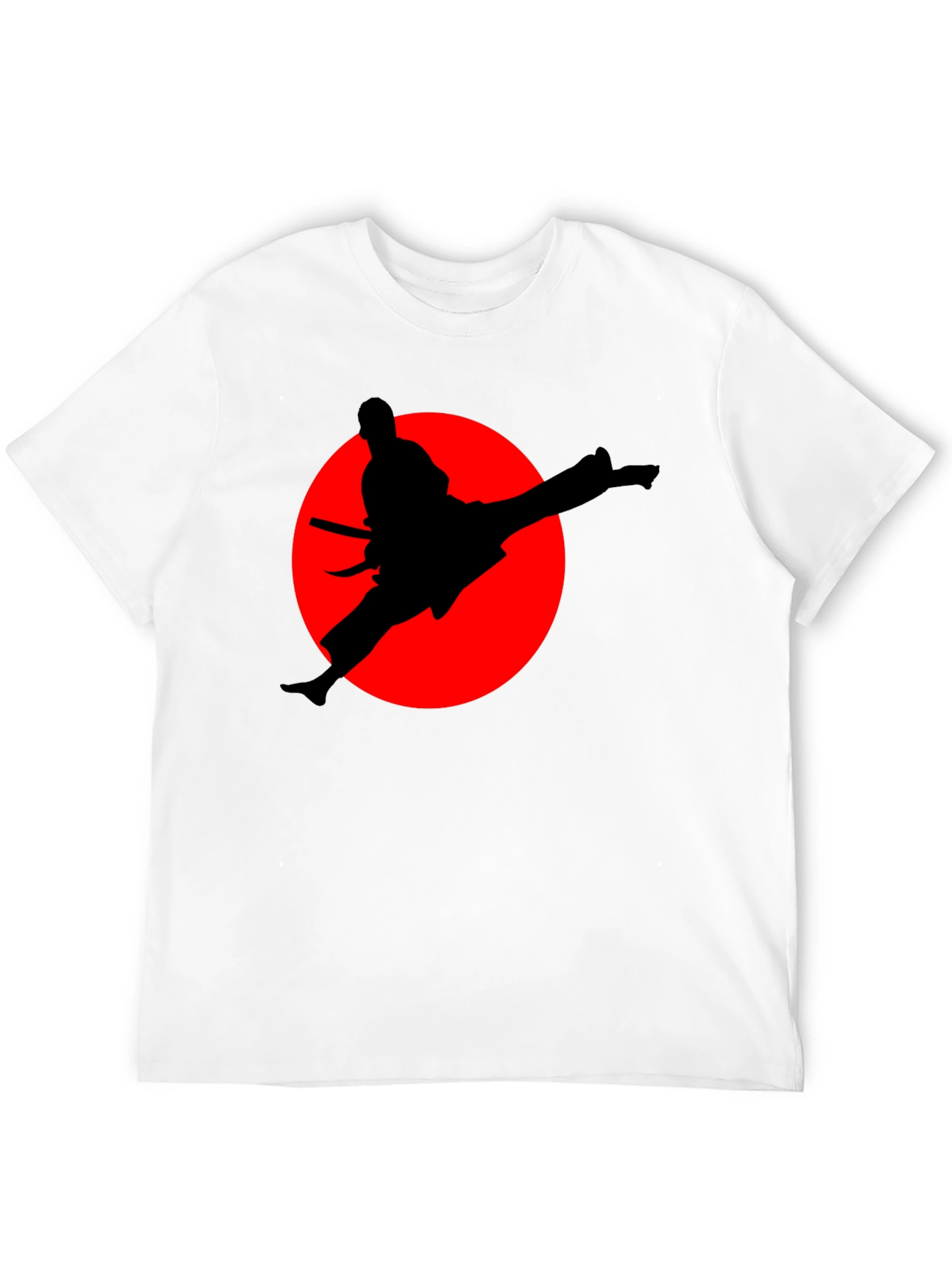 Karate Silhouette Graphic T-Shirt - Martial Arts Tee