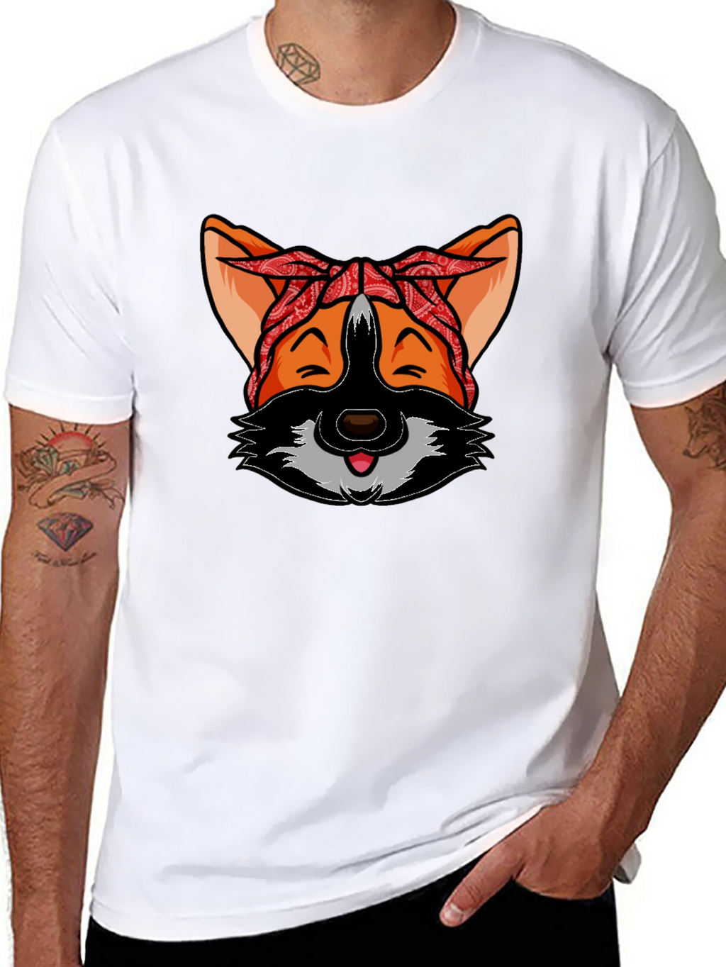 Fox Bandana Graphic Tee