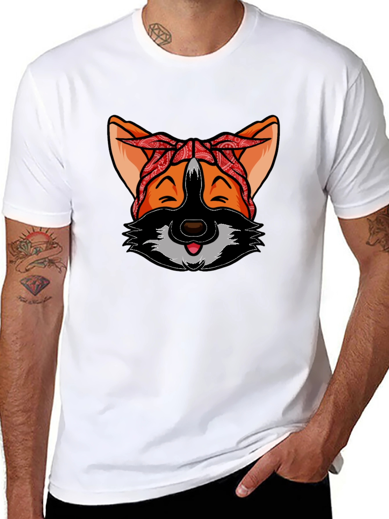 Fox Bandana Graphic Tee