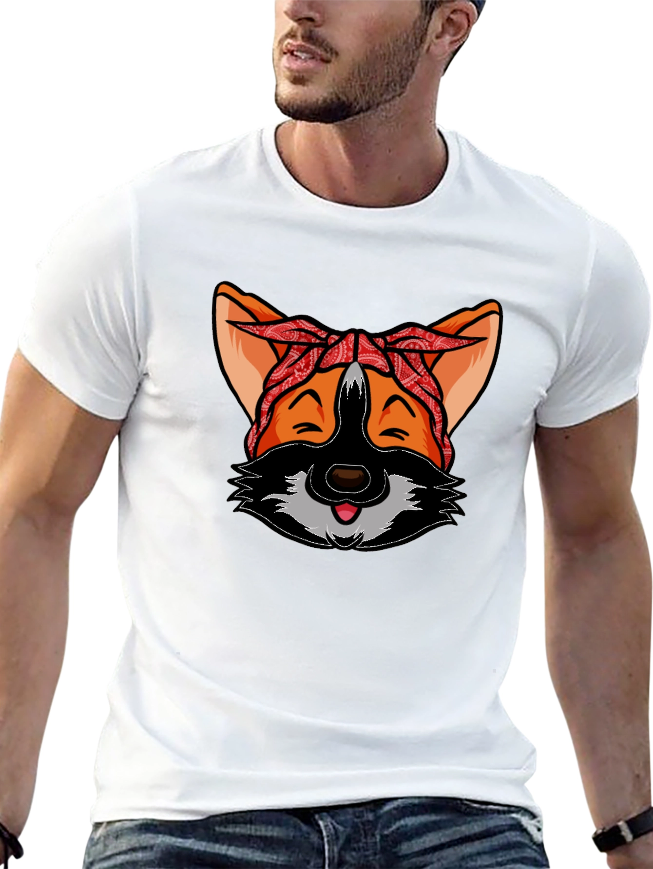 Fox Bandana Graphic Tee