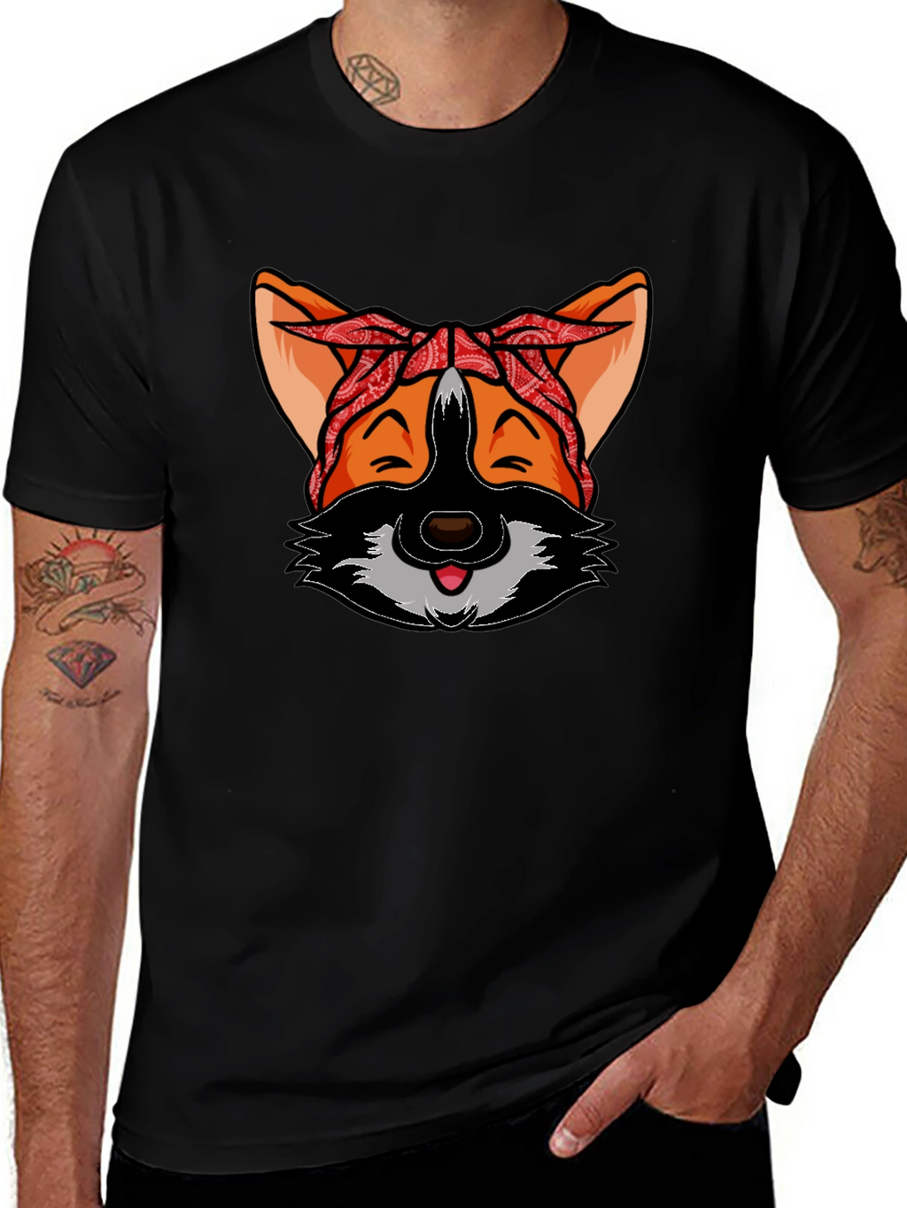 Fox Bandana Graphic Tee